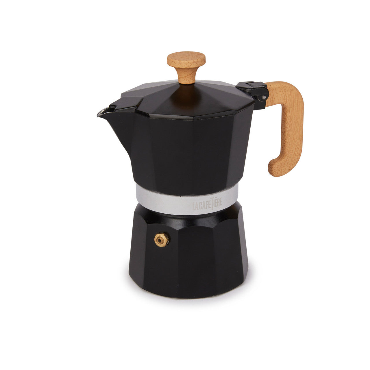 La Cafetière Venice Aluminium Espresso Maker 3 Cup / 150ml (Black)