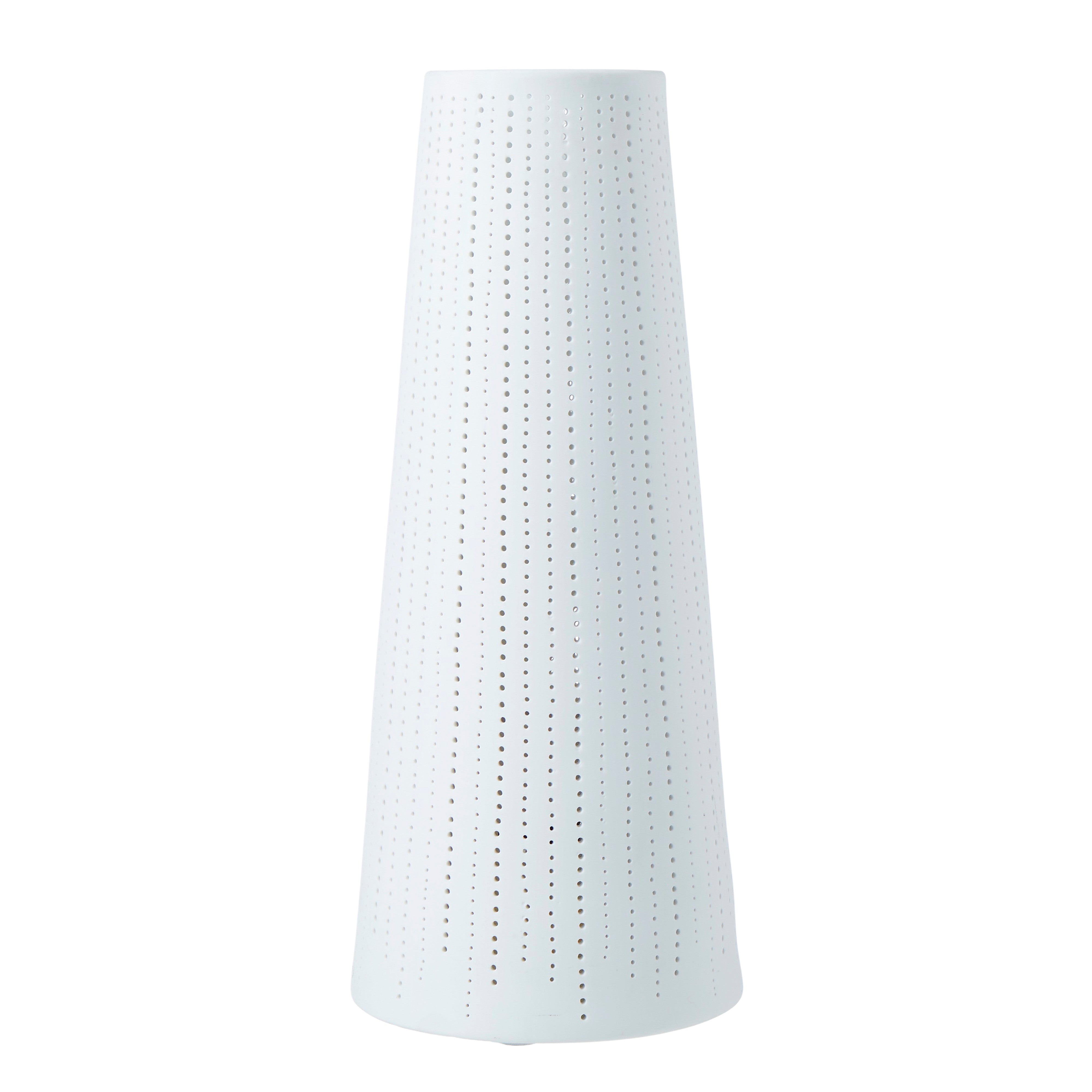 Amalfi Tapered Lamp Cutout White