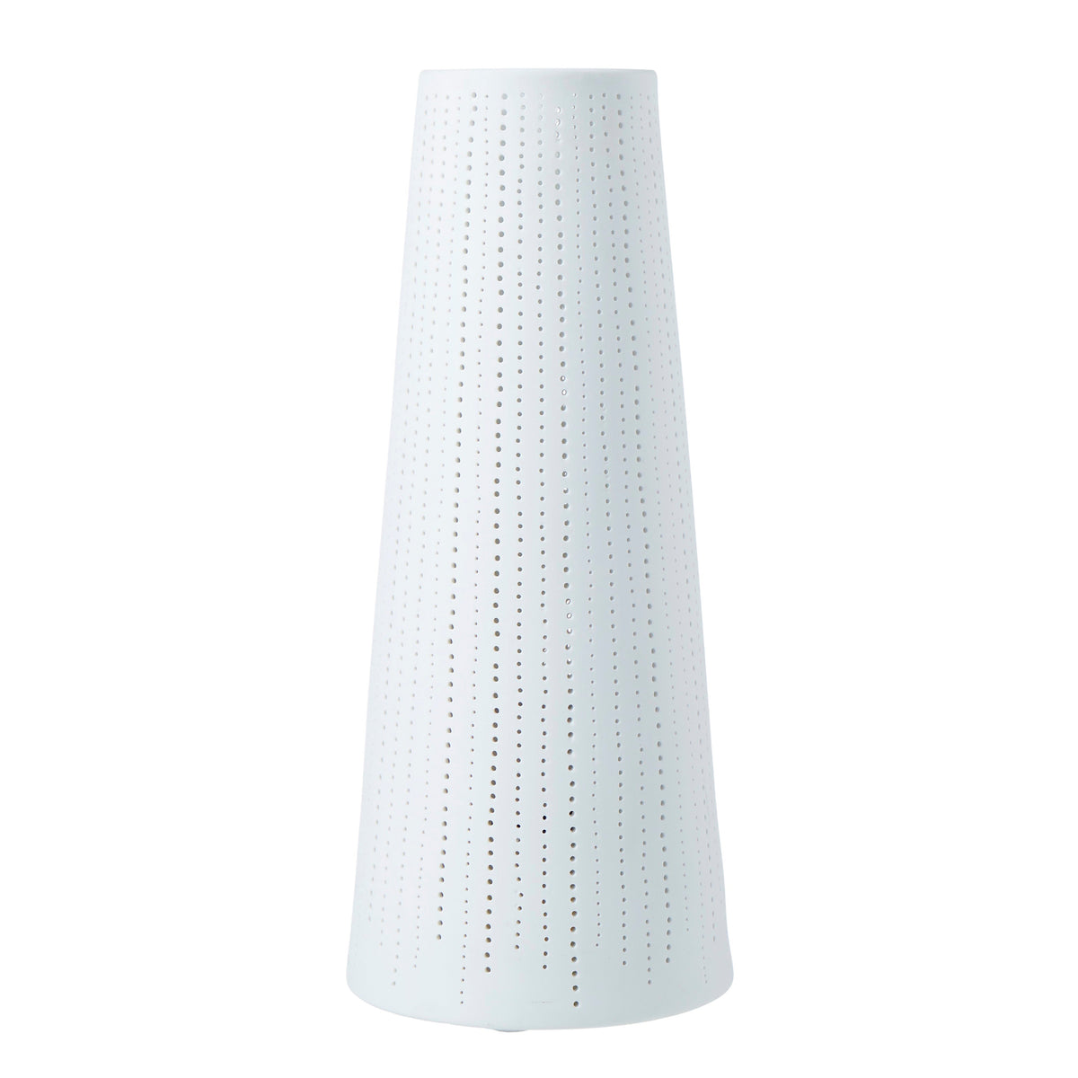Amalfi Tapered Lamp Cutout White