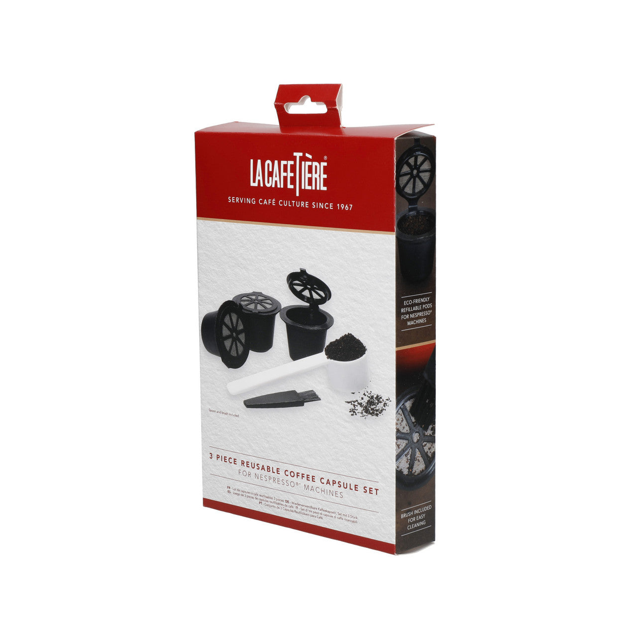 La Cafetière Reusable Nespresso Coffee Capsules Set of 3