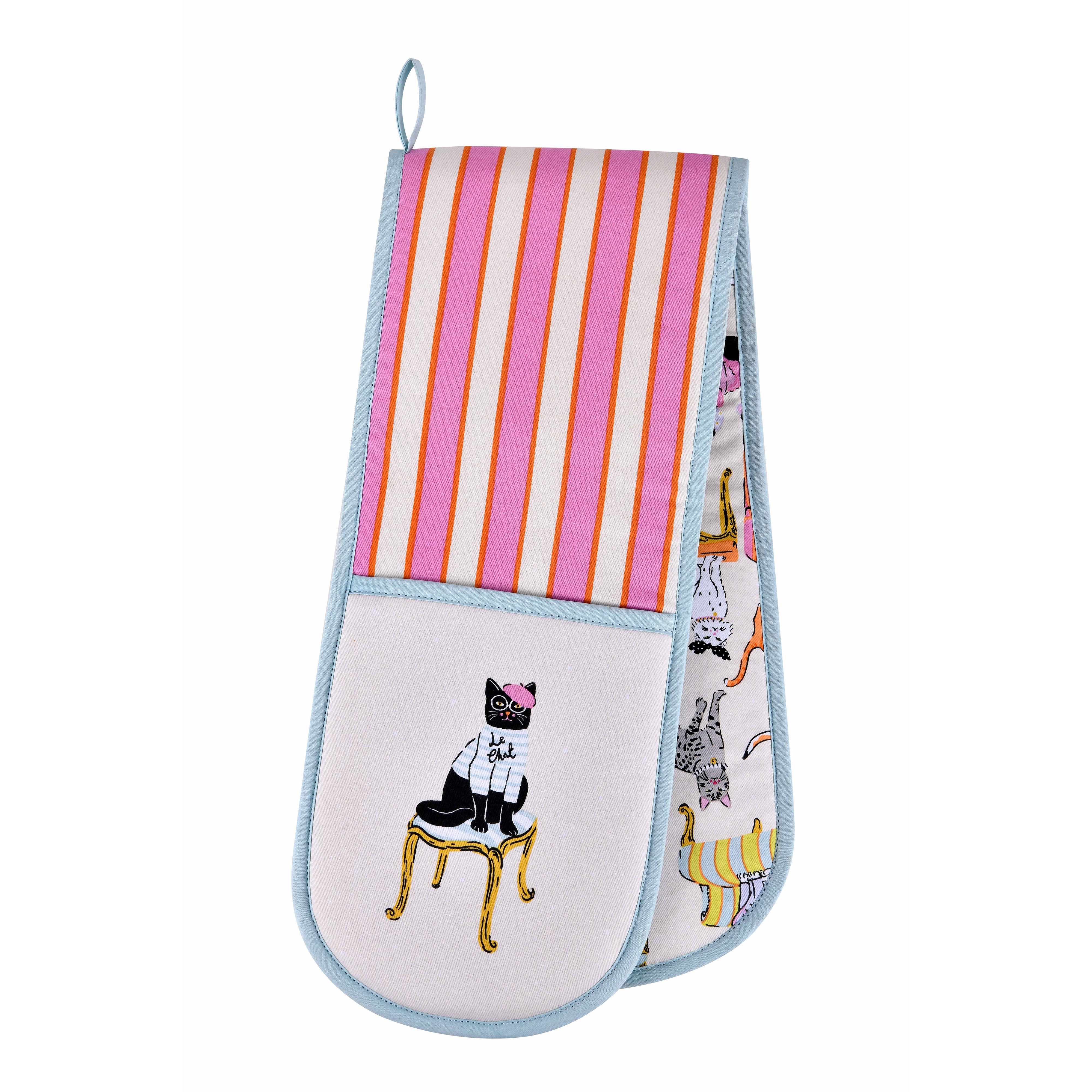 Ulster Weavers Cool Cats Double Oven Glove Multi-Coloured