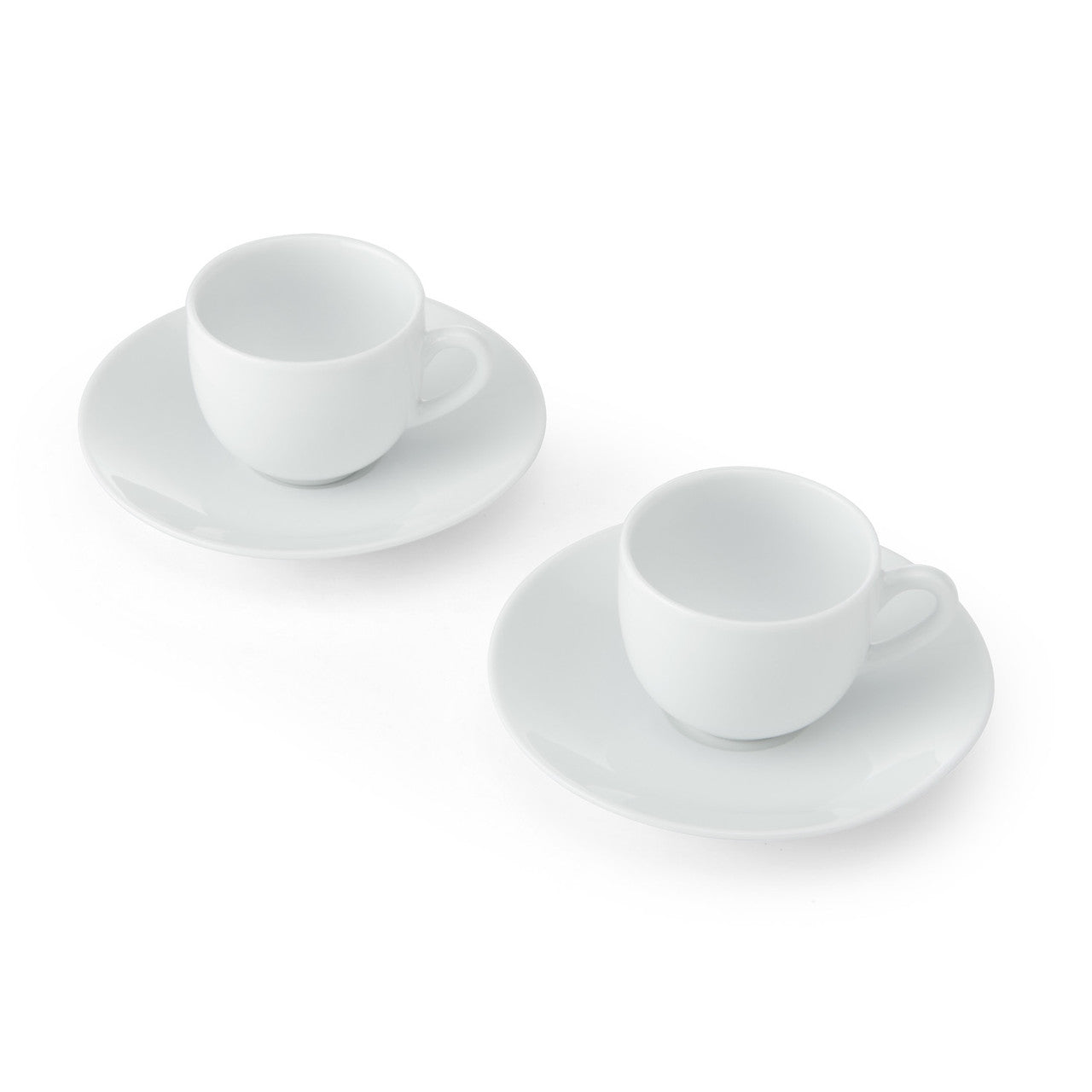 Mikasa Chalk Porcelain Espresso Cup & Saucer Set 2 Piece 90ml (White)