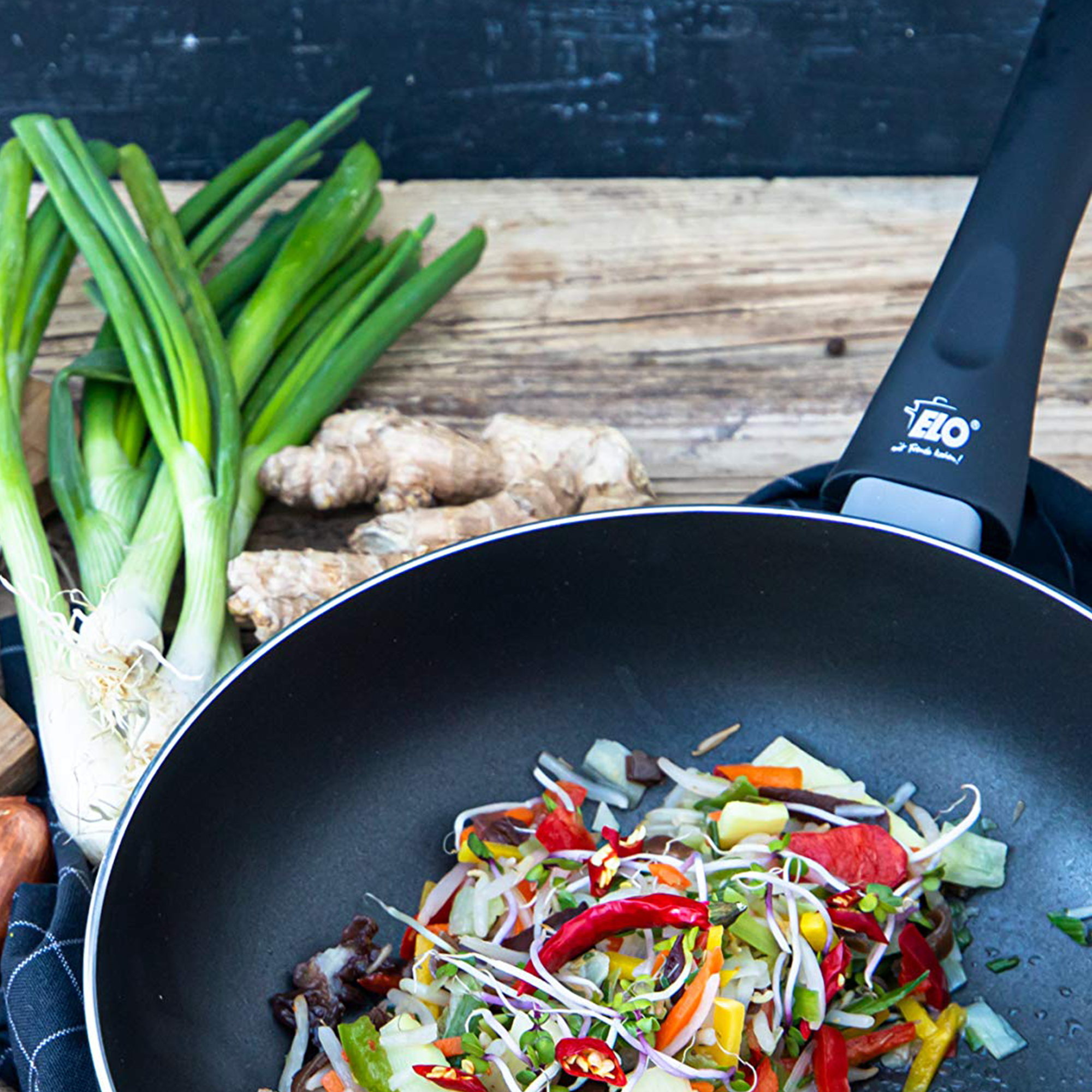 Elo Save+ Forged Aluminium Frypan with Protector Duo