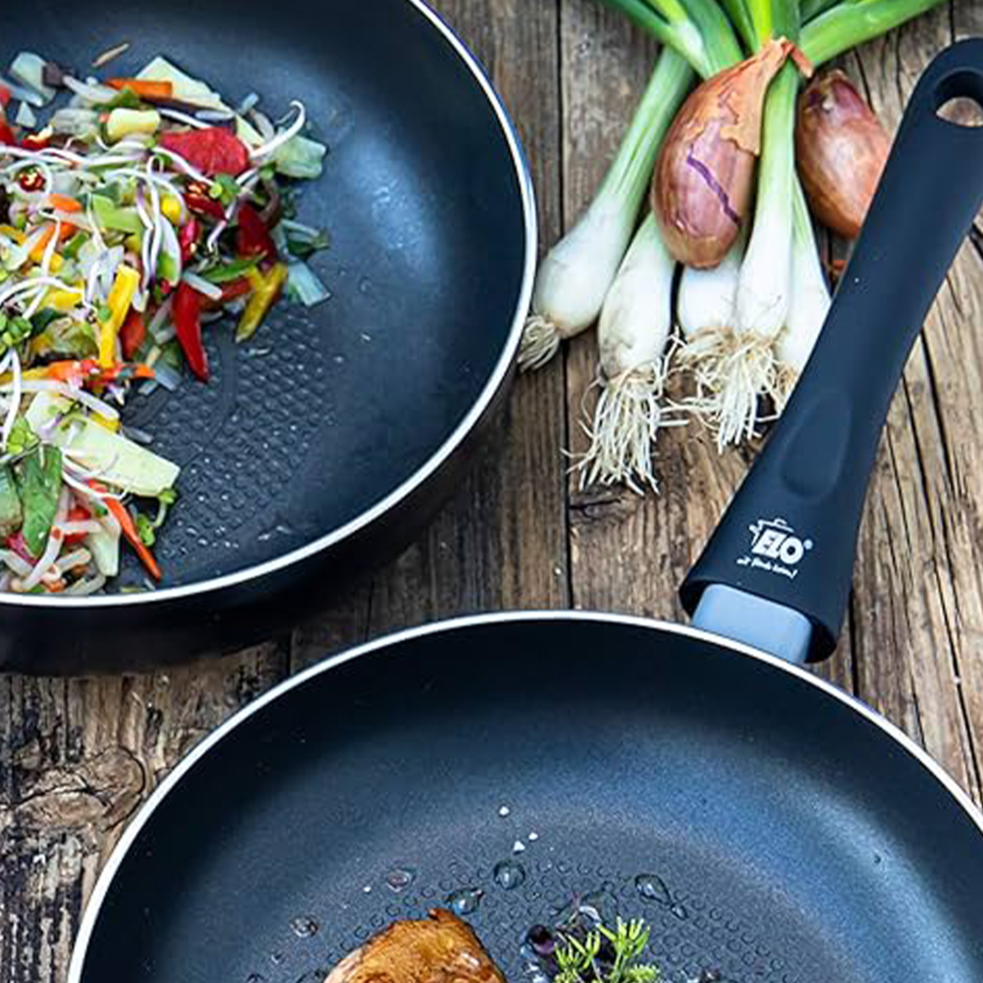 Elo Save+ Forged Aluminium Frypan with Protector – 28cm