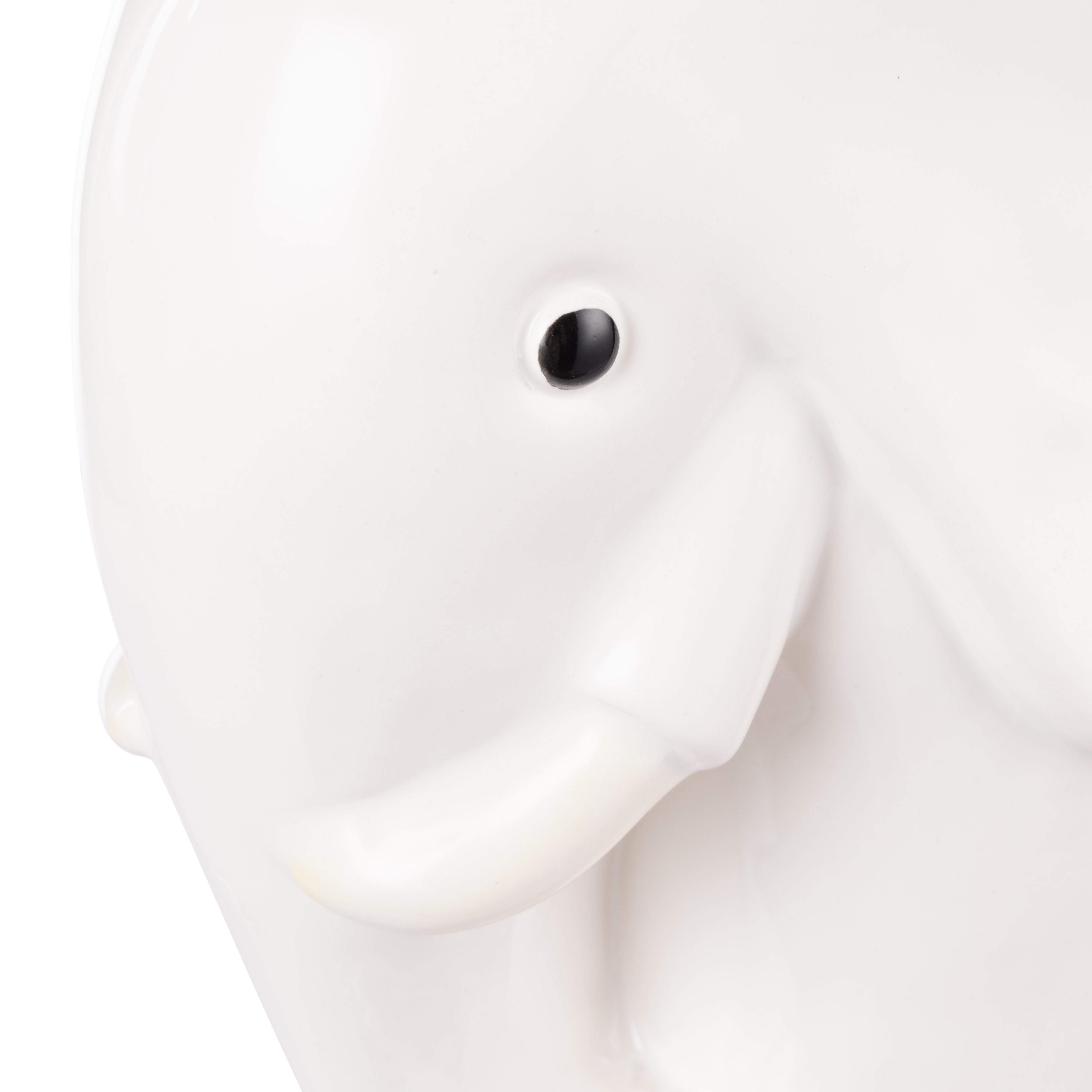 Emporium Brynlee Elephant Vase Wide White