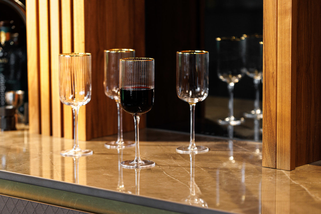 Mikasa Sorrento Red Wine Glass Set 4 Piece 450ml