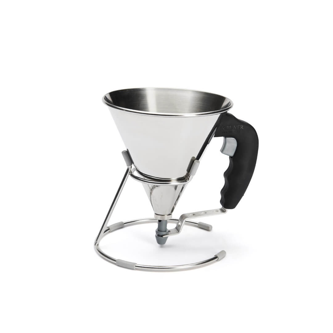 de Buyer Kwik Piston Funnel 0.8L Black