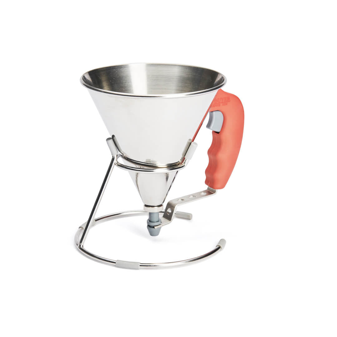 de Buyer Kwik Piston Funnel 0.8L Red