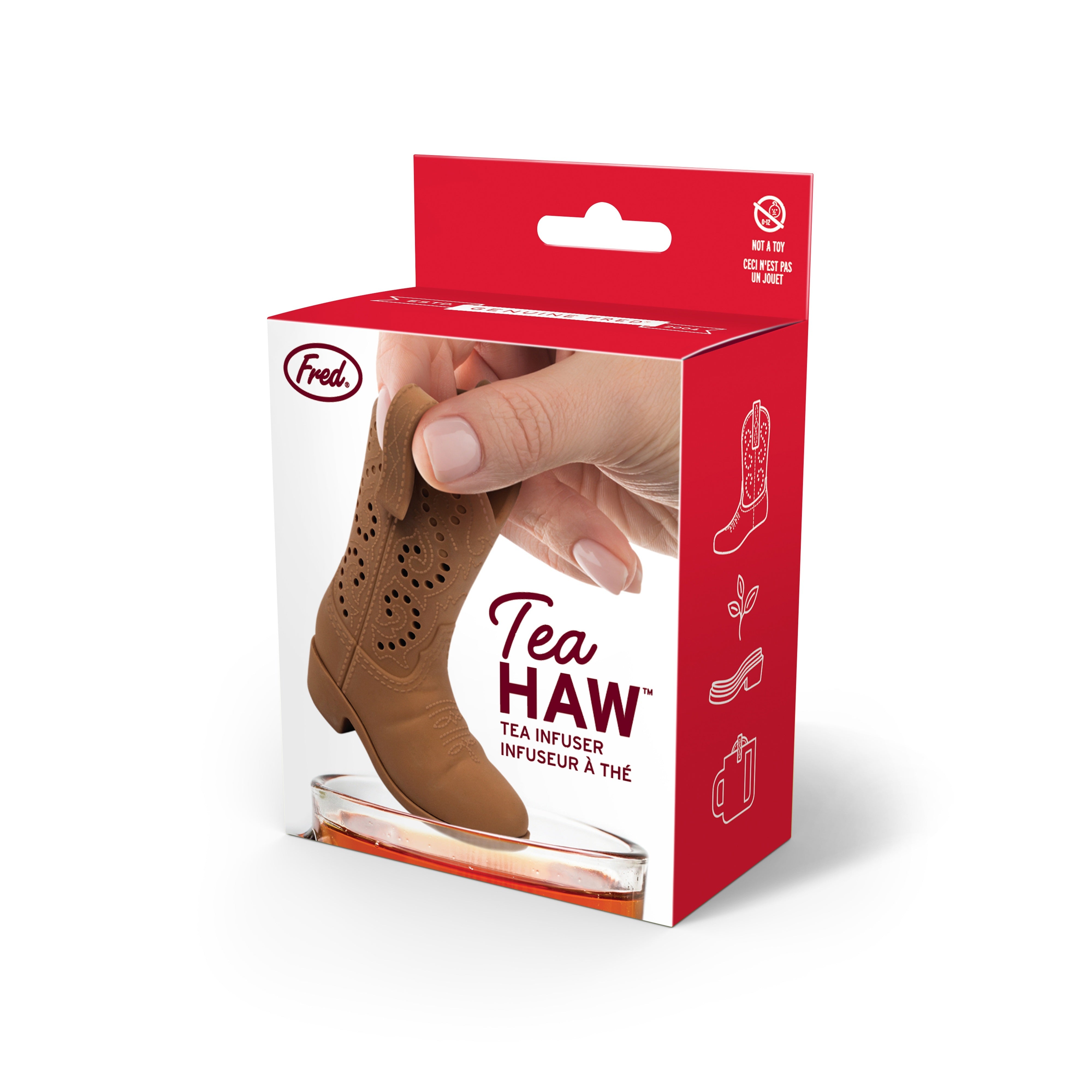 Fred Tea-Haw Boot Tea Infuser Brown
