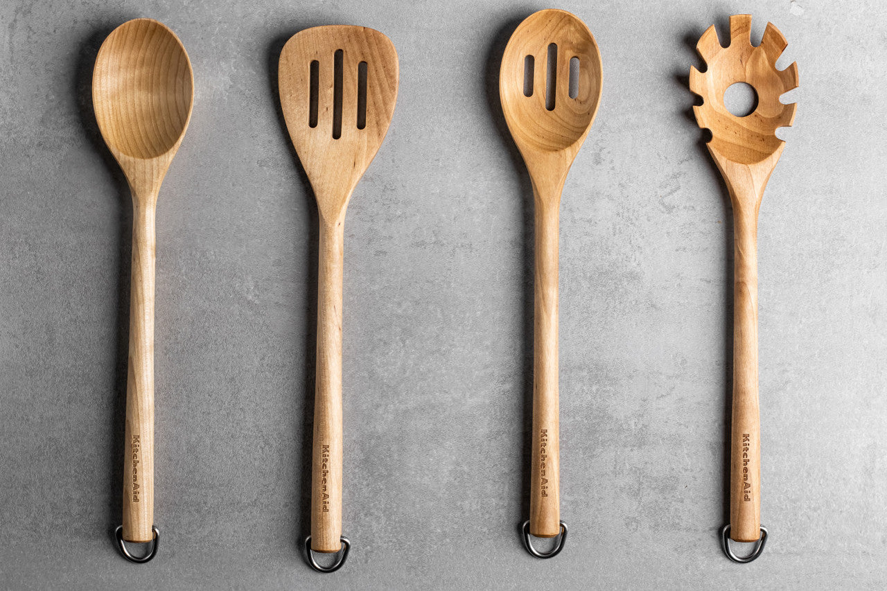 KitchenAid Birchwood Slotted Spoon