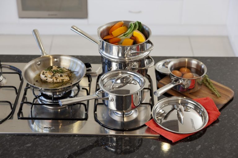 Essteele Per Vita Stainless Steel Induction 5 Piece Cookware Set