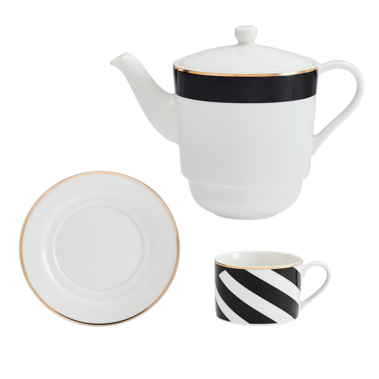 Mikasa Luxe Deco Fine China Tea for One 500ml