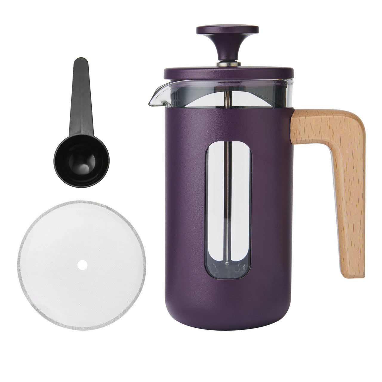 La Cafetière Pisa Stainless Steel Cafetière 3 Cup / 350ml (Purple)