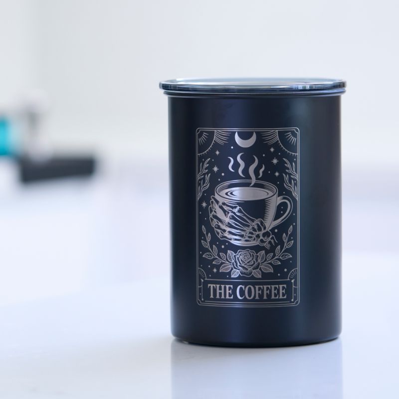 Airscape Engraved 7 inch - Coffee 01 Black