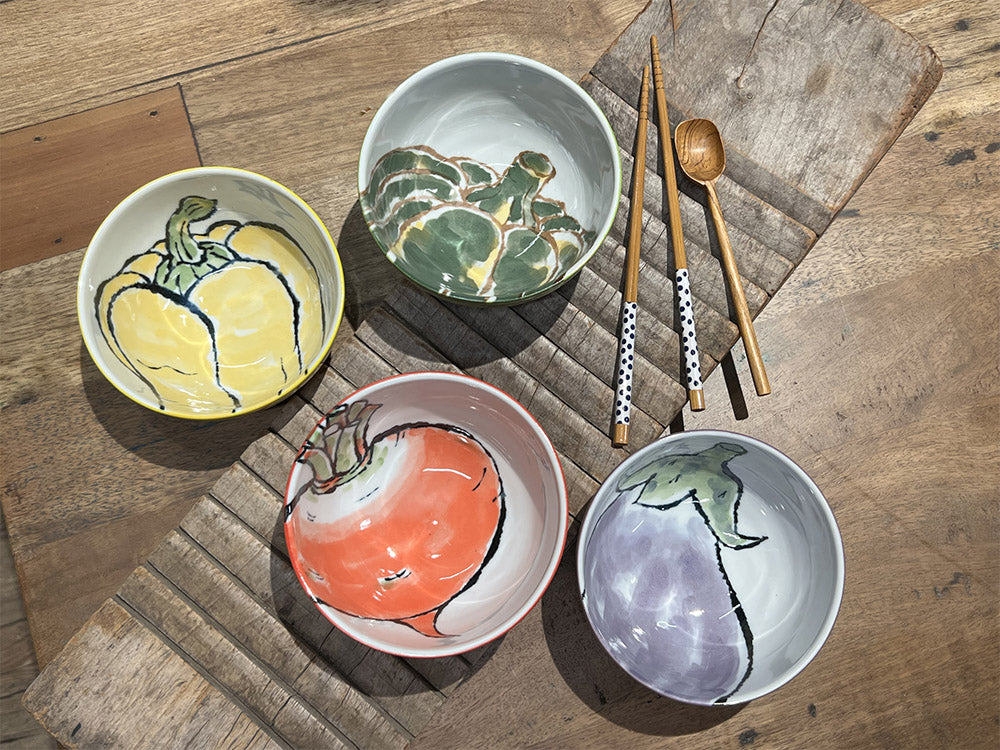 Omotenashi Etegami Yasai gift Set of 4