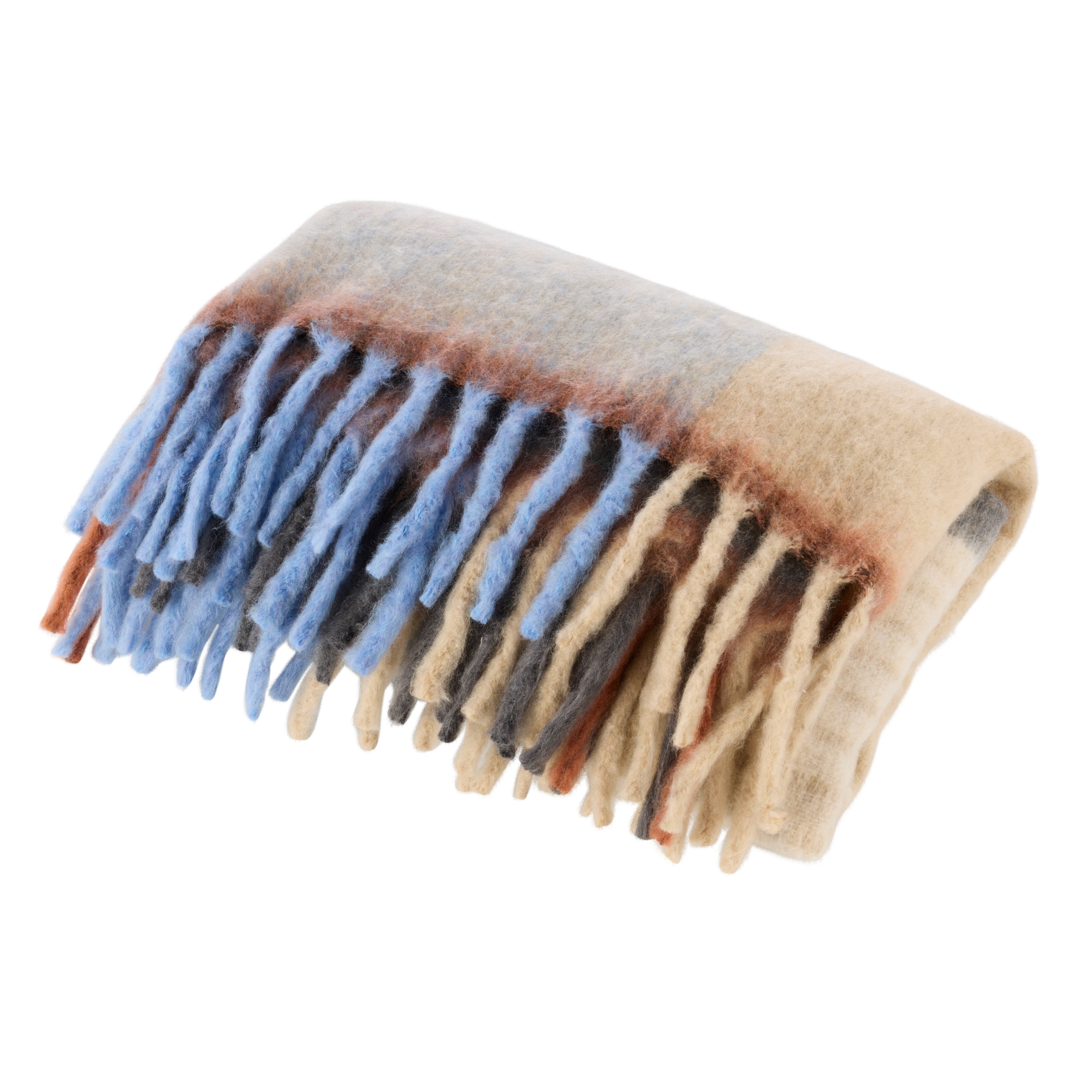 Academy Jaden Woven Brushed Throw Multi-Coloured