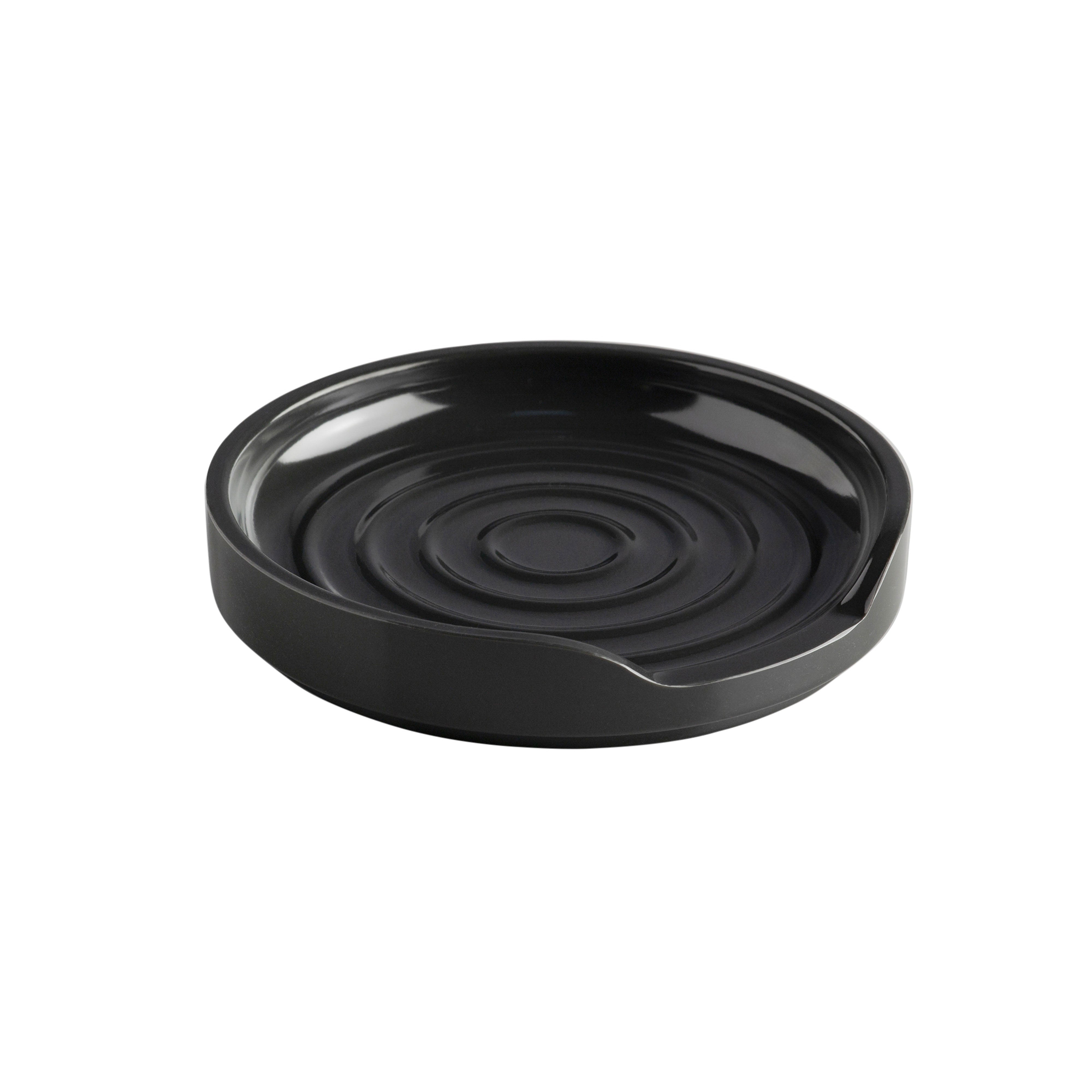 Zeal Melamine Spoon Rest Dark Grey