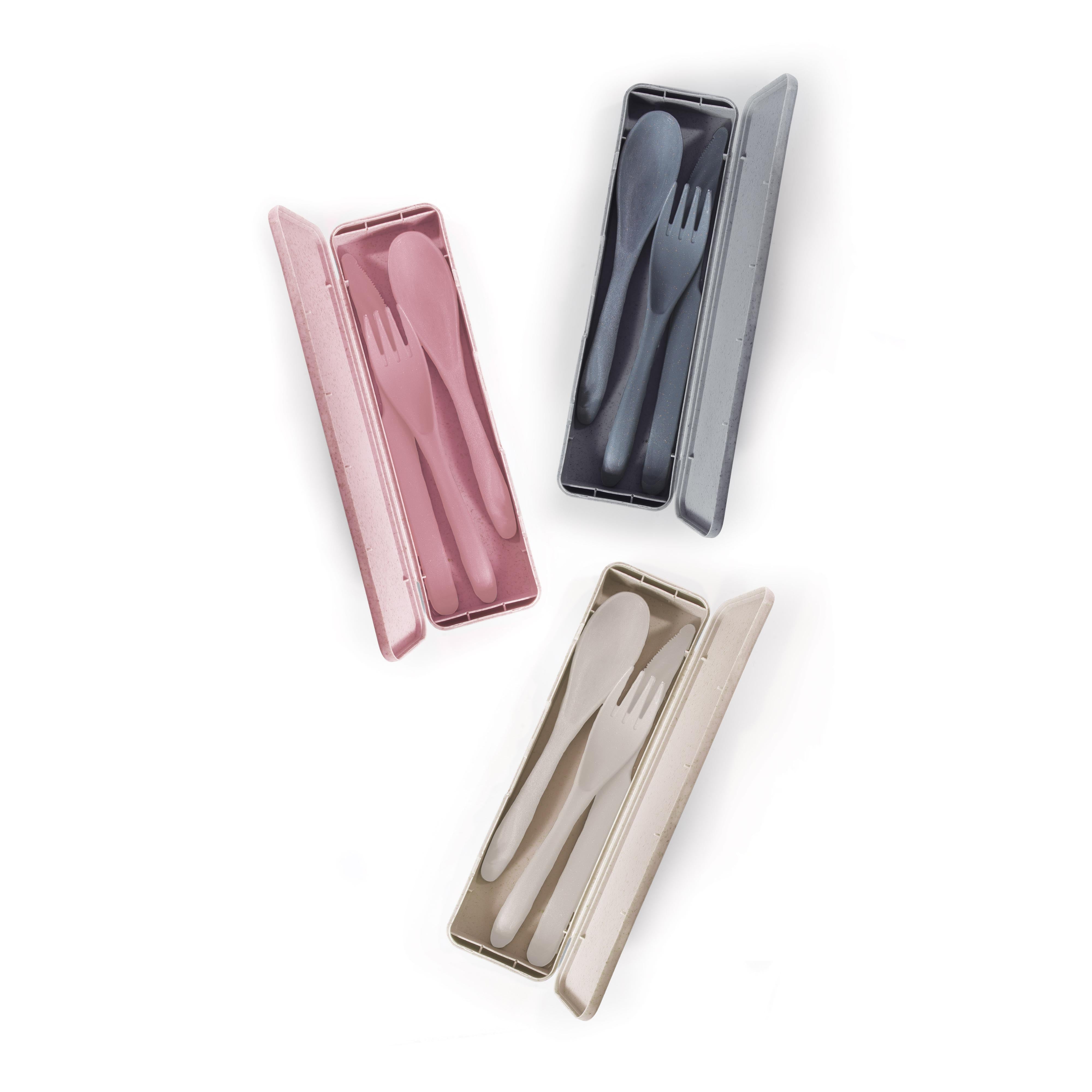 isGift Wheat Straw Travel Cutlery Set