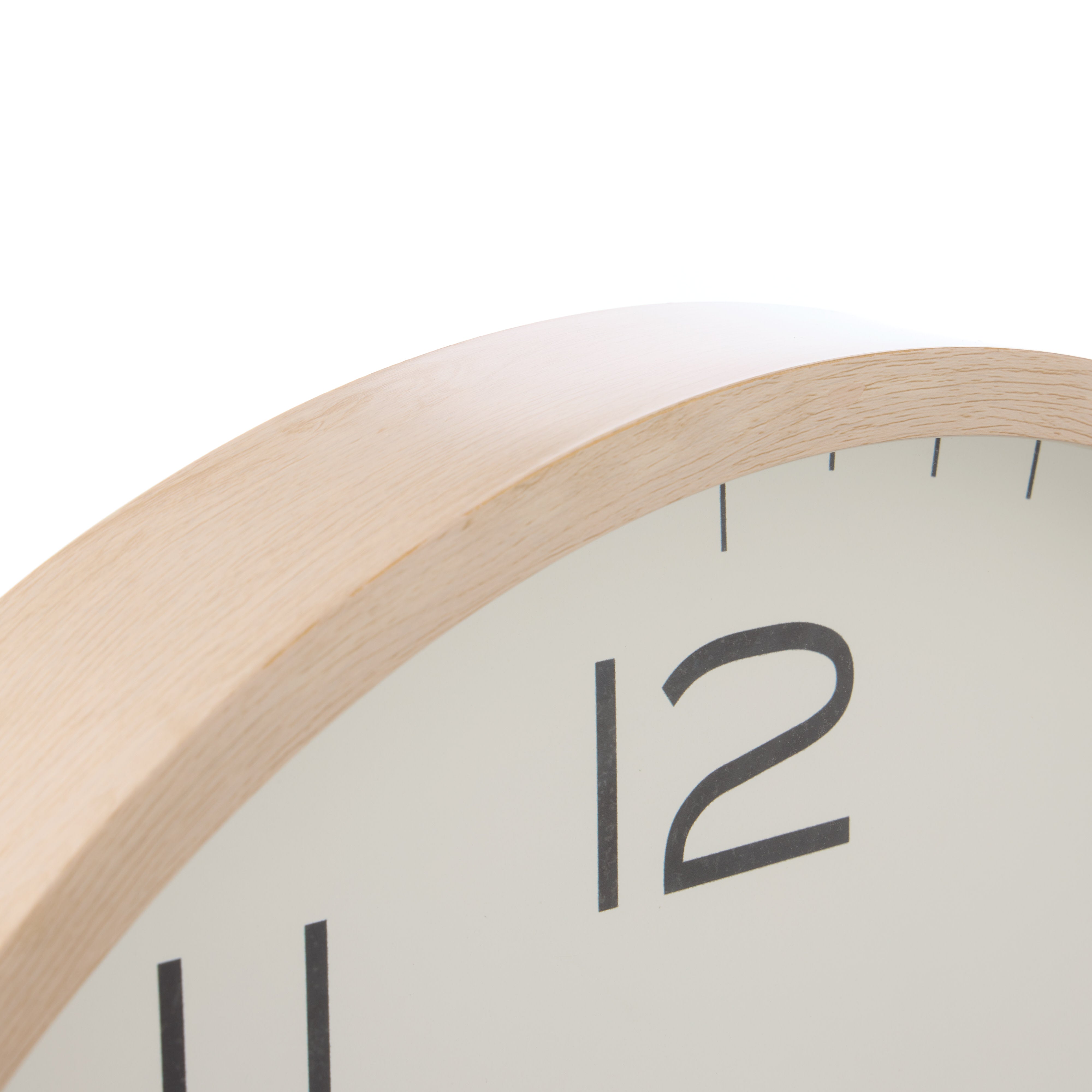 Amalfi Cody Wall Clock White & White Wash
