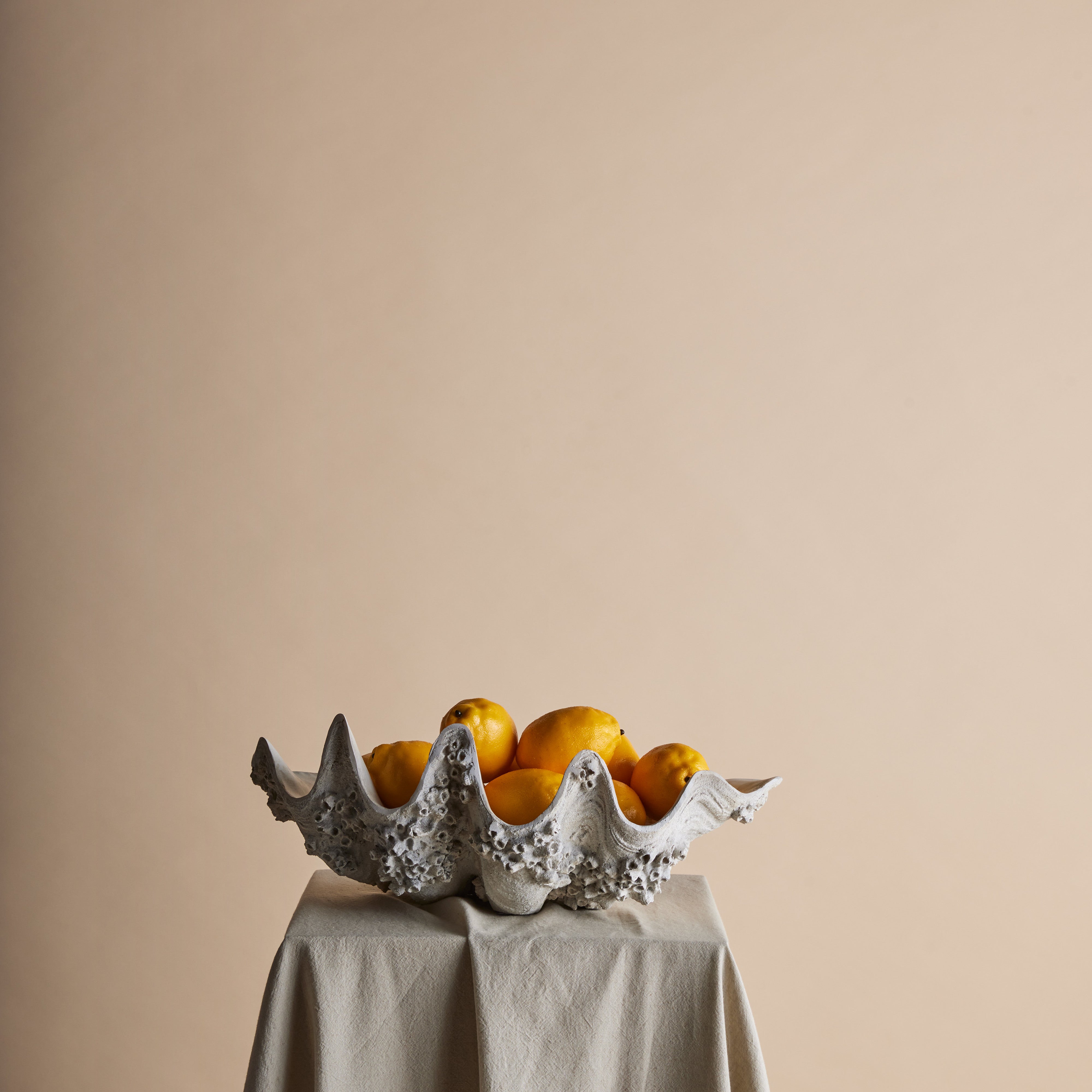Rogue Seychelles Clam Vessel Antique White