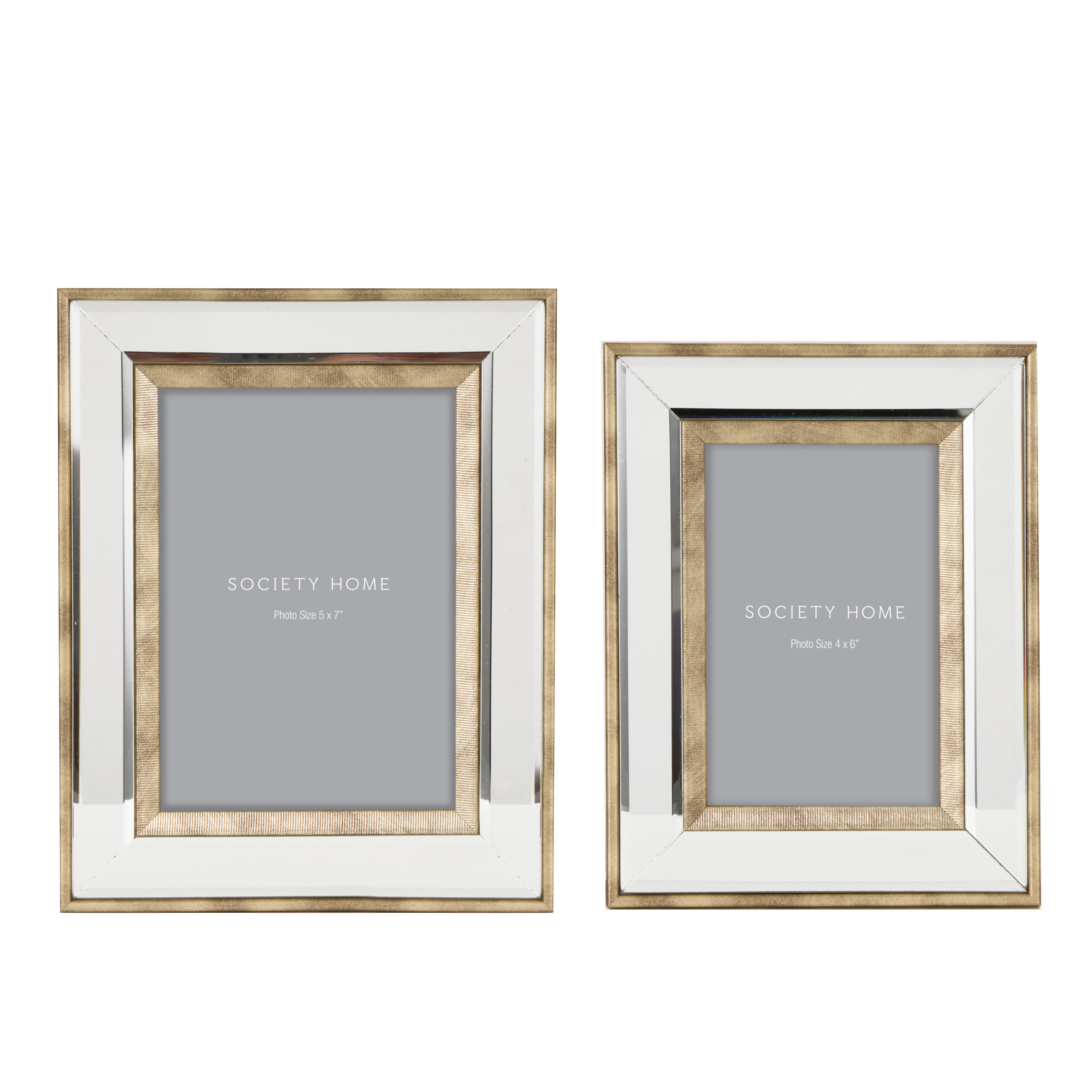 Society Home Amelia Mirror Photo Frame Gold 19cm