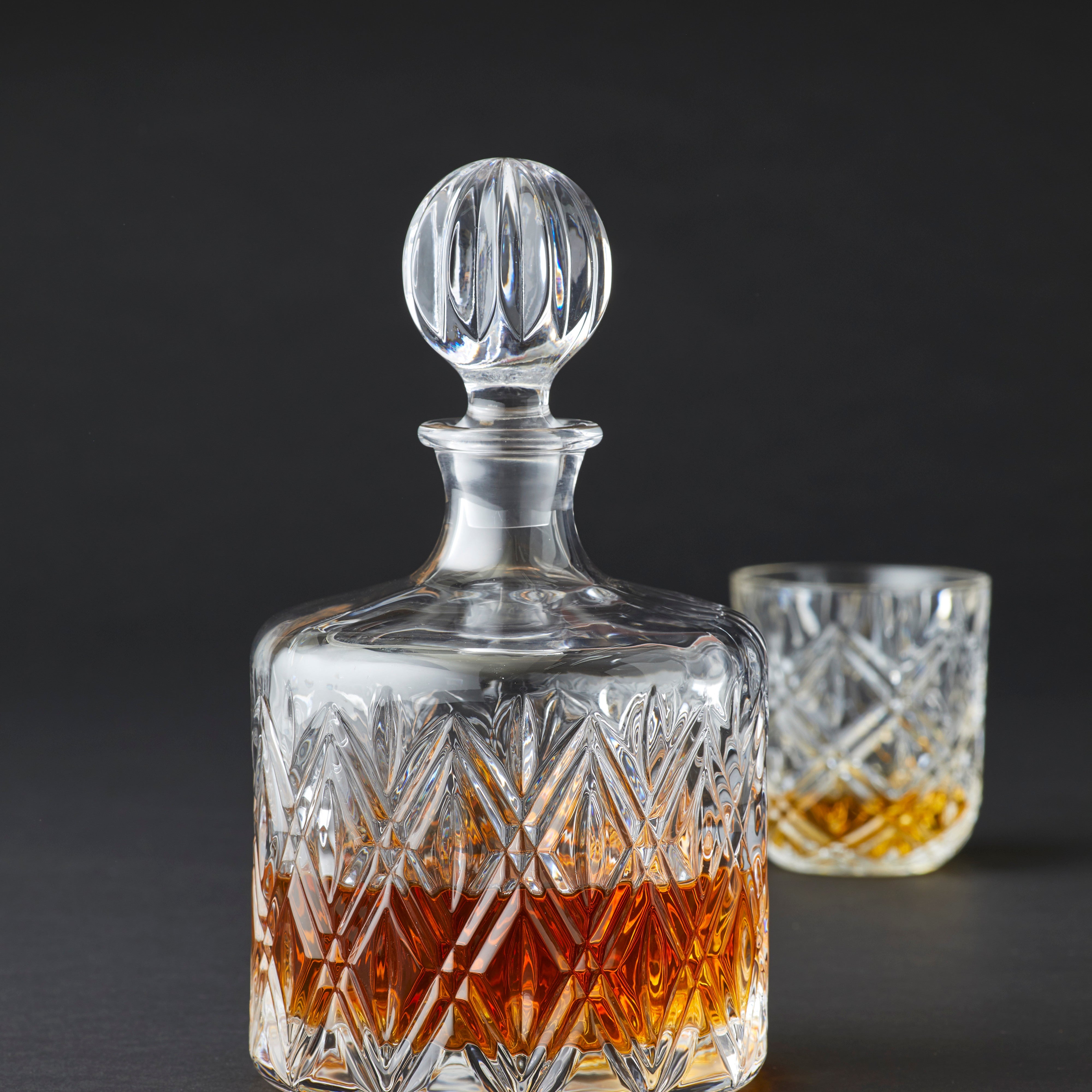 Davis & Waddell Fine Foods Deluxe Decanter Clear