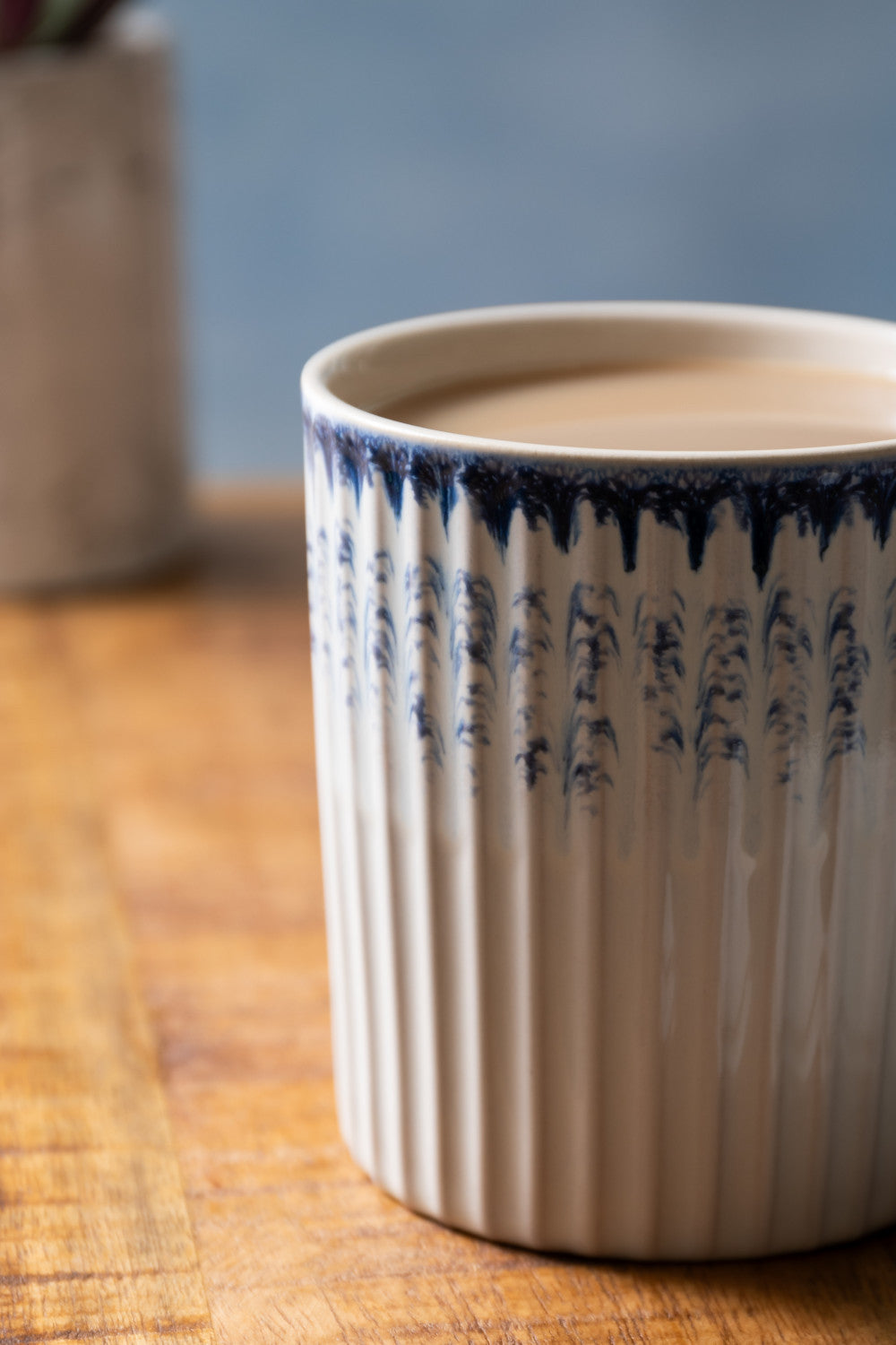 Mikasa Stoneware Mug 410ml (Blue Textured)