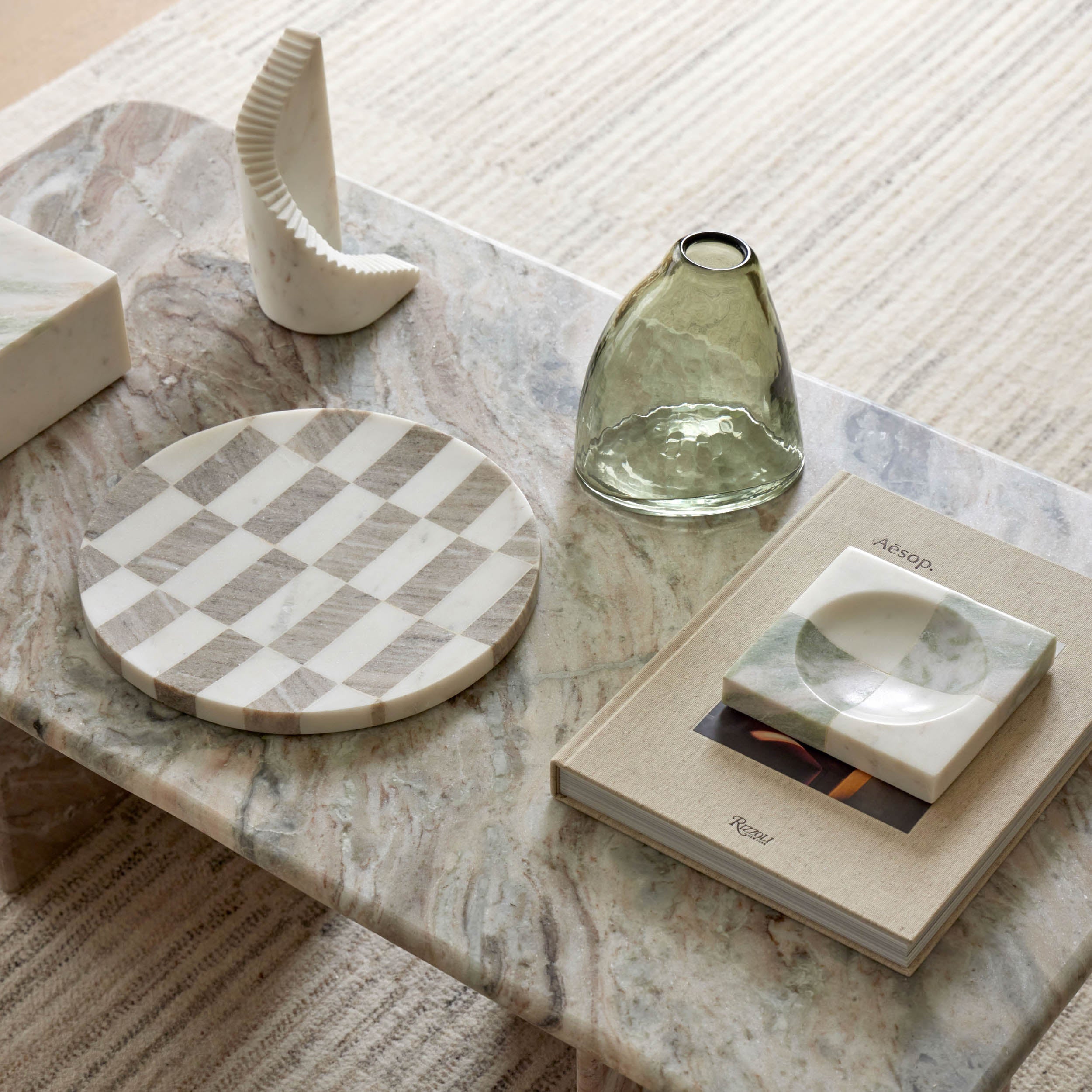 Amalfi Sachi Step Sculpture White
