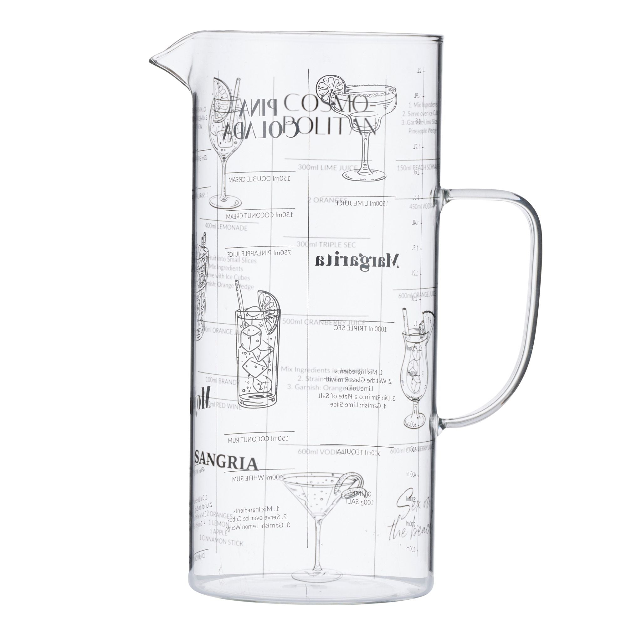 Assemble Make Me A Cocktail Glass Jug