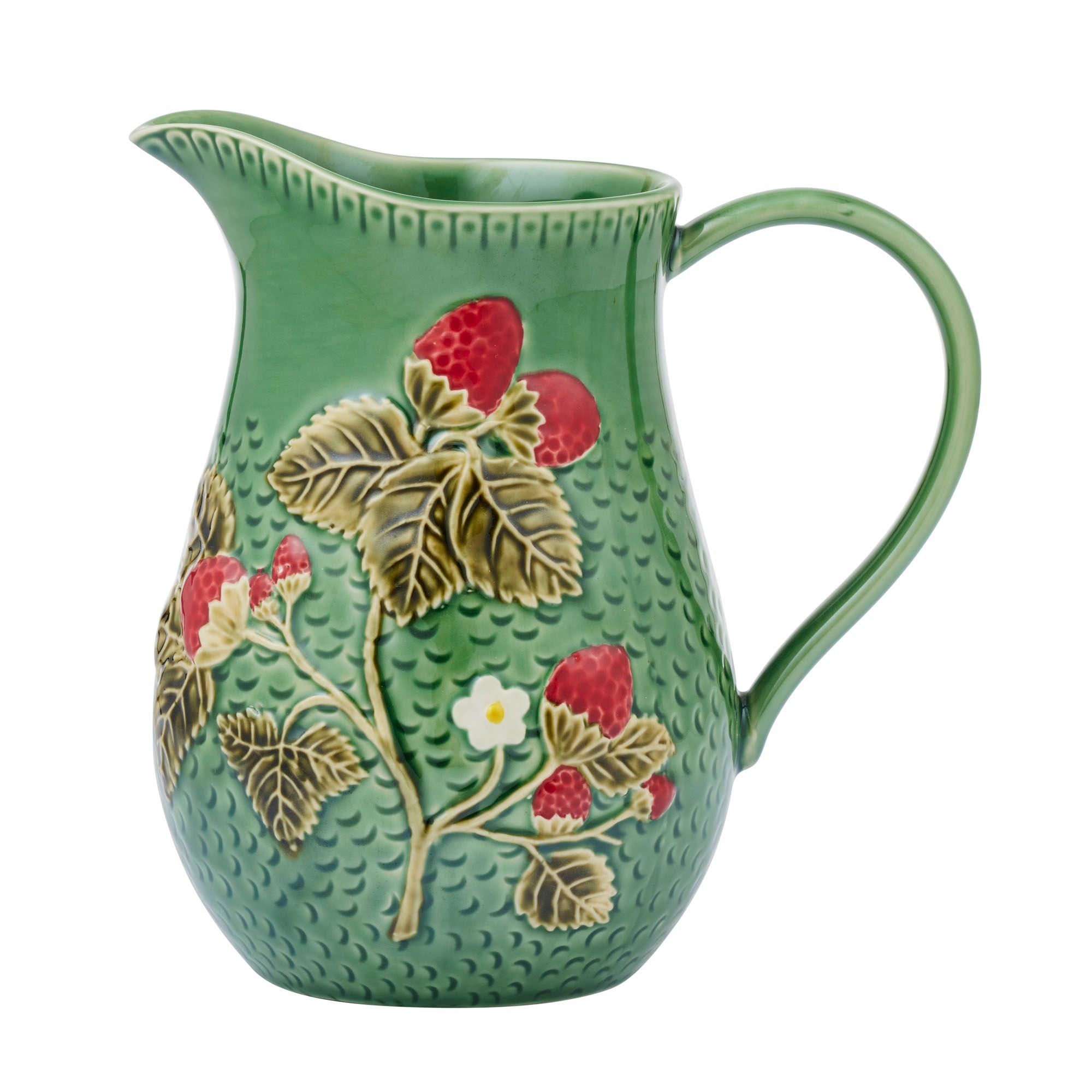 Assemble Fraise Ceramic Pitcher Green