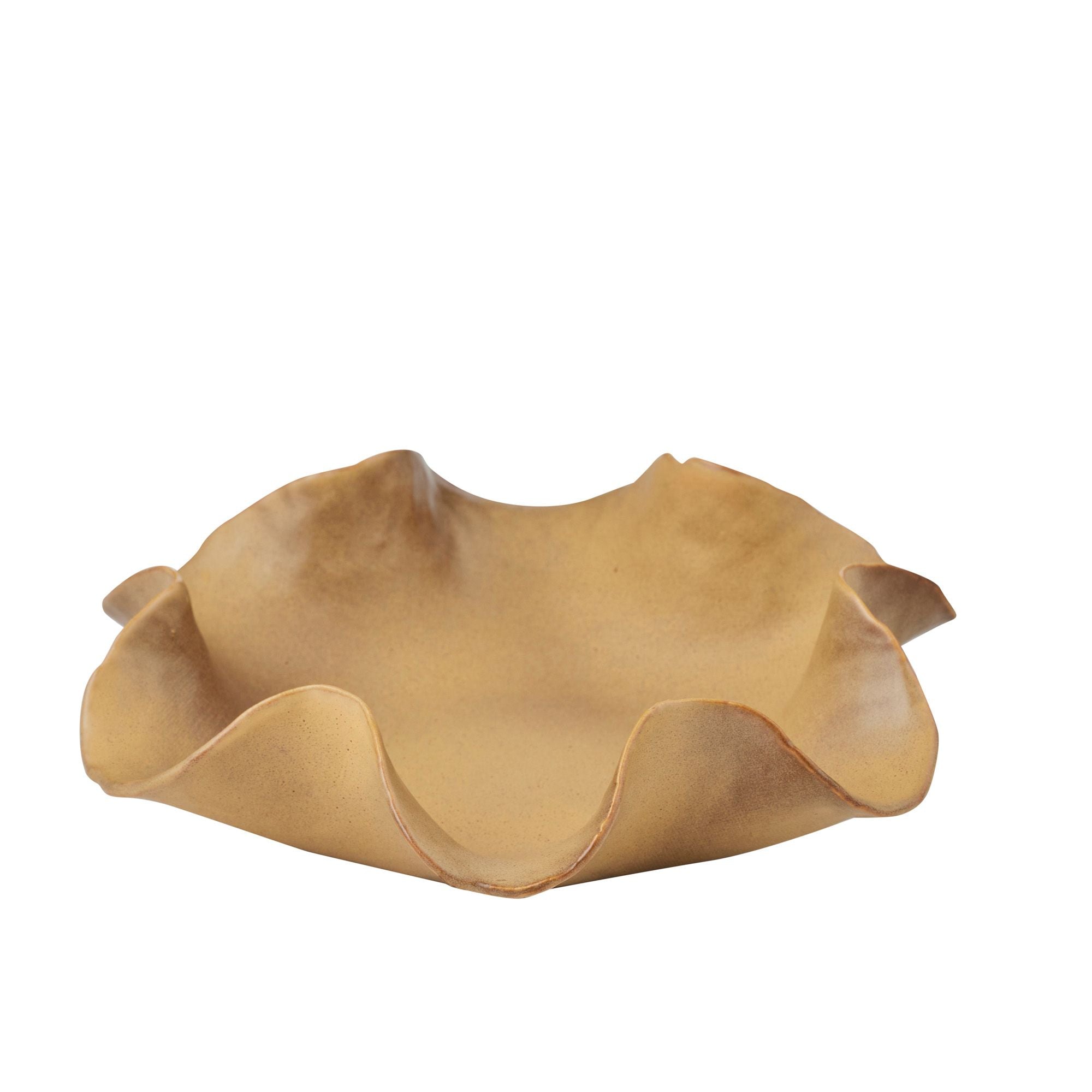 Coast To Coast Elena Ceramic Bowl 20.5x5.5cm Tan
