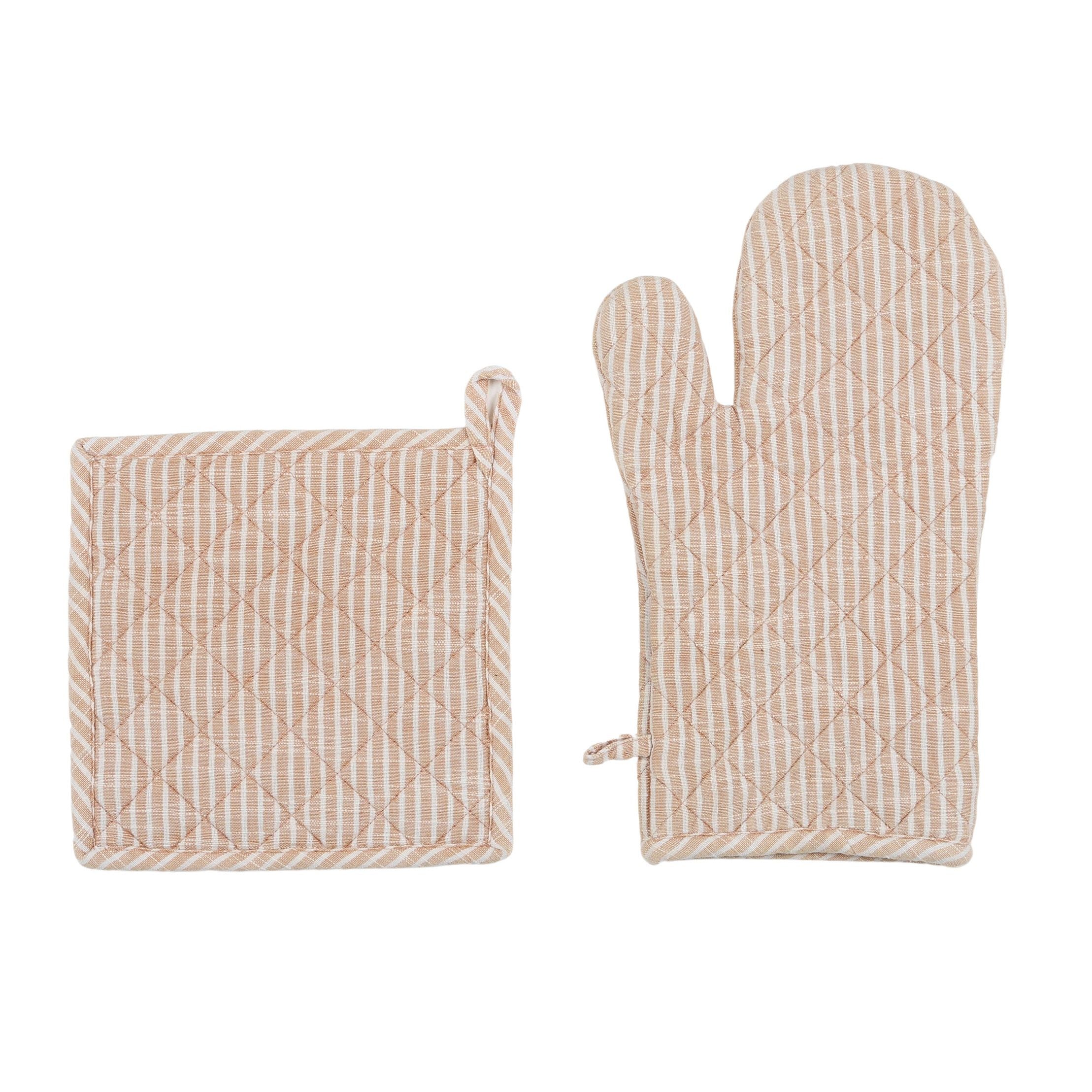 Assemble Neve Set of 2 Cotton Glove/Mitt Terr