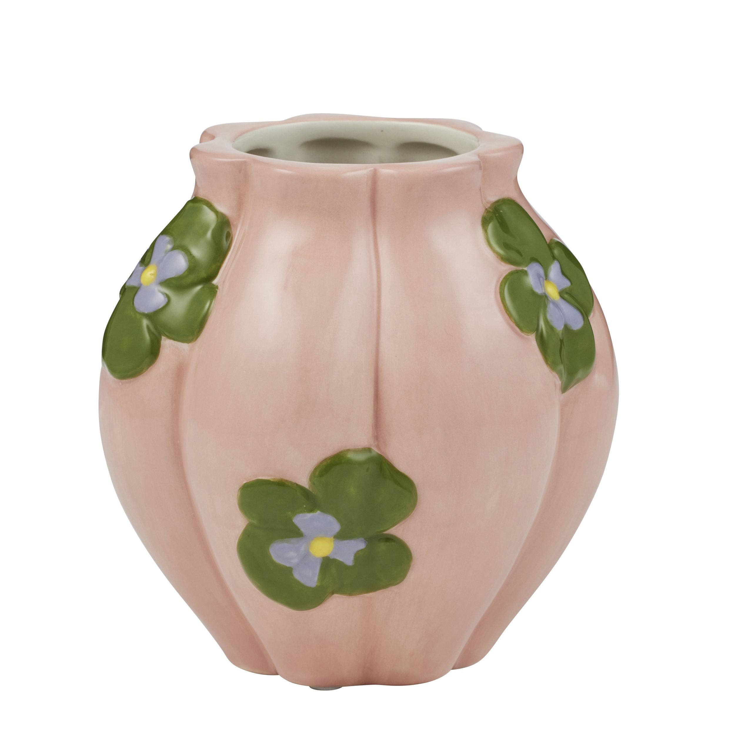 Coast To Coast Pansy Ceramic Vase Pink