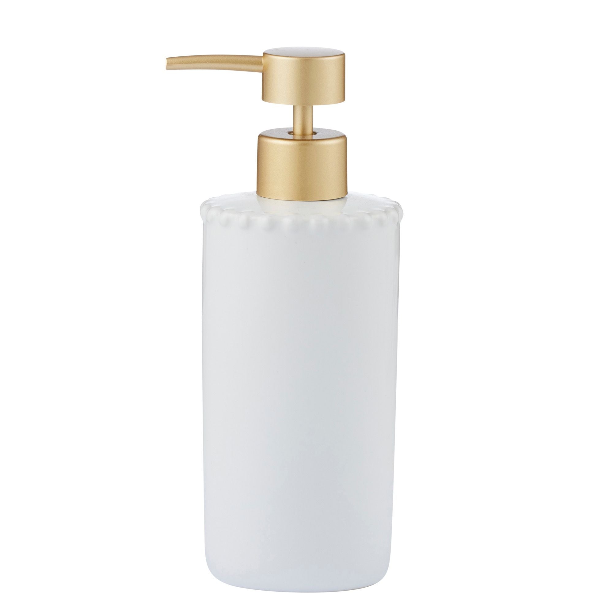Elemental Maeve Ceramic Soap Dispenser White