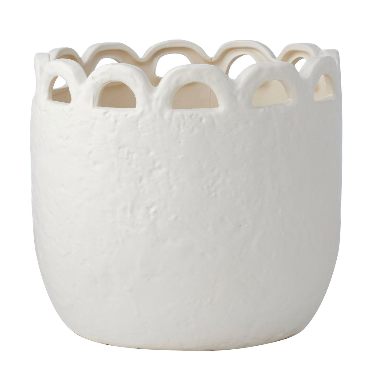 Life Botanic Dixon Ceramic Pot 32x29cm White