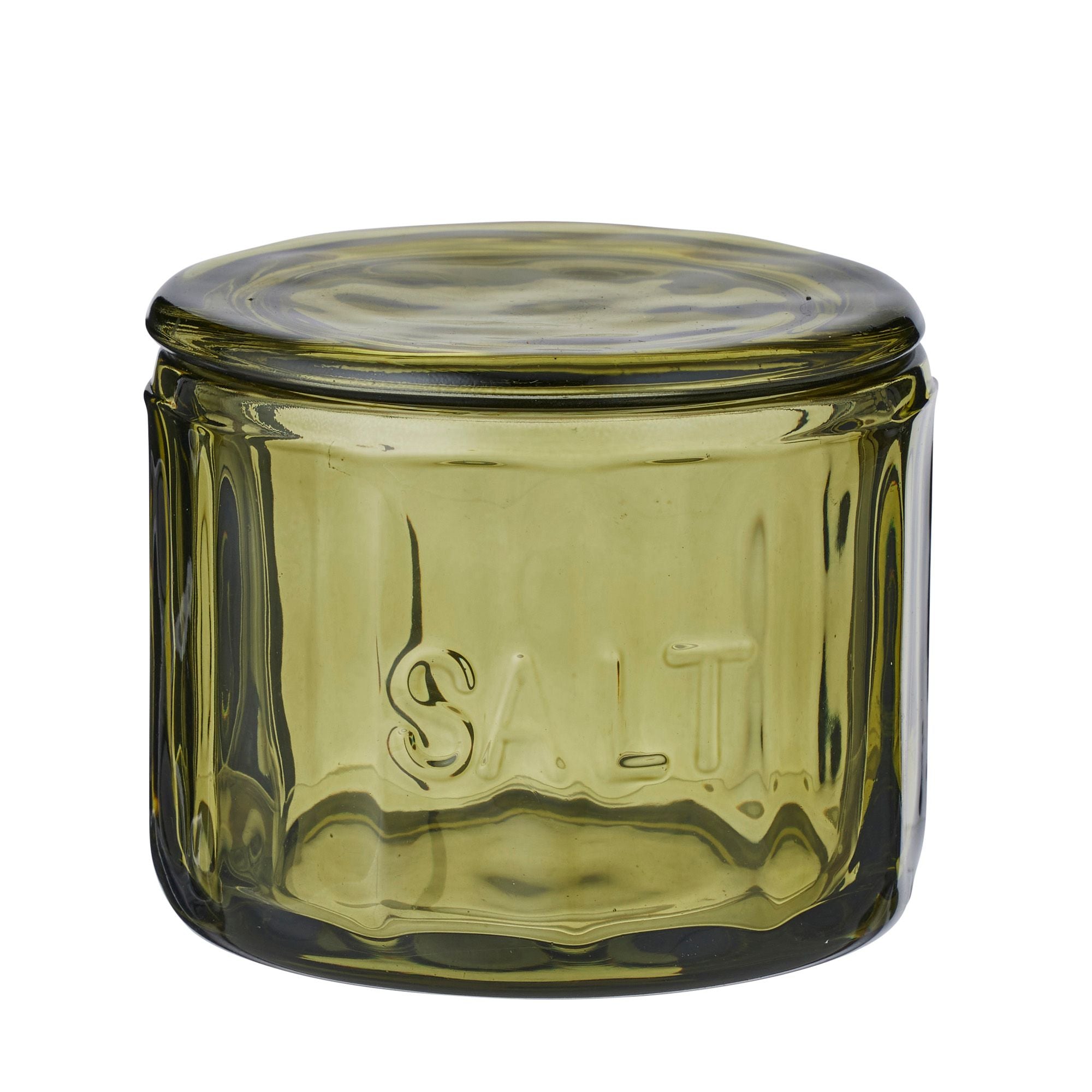 Assemble Lia Glass Salt Jar Green