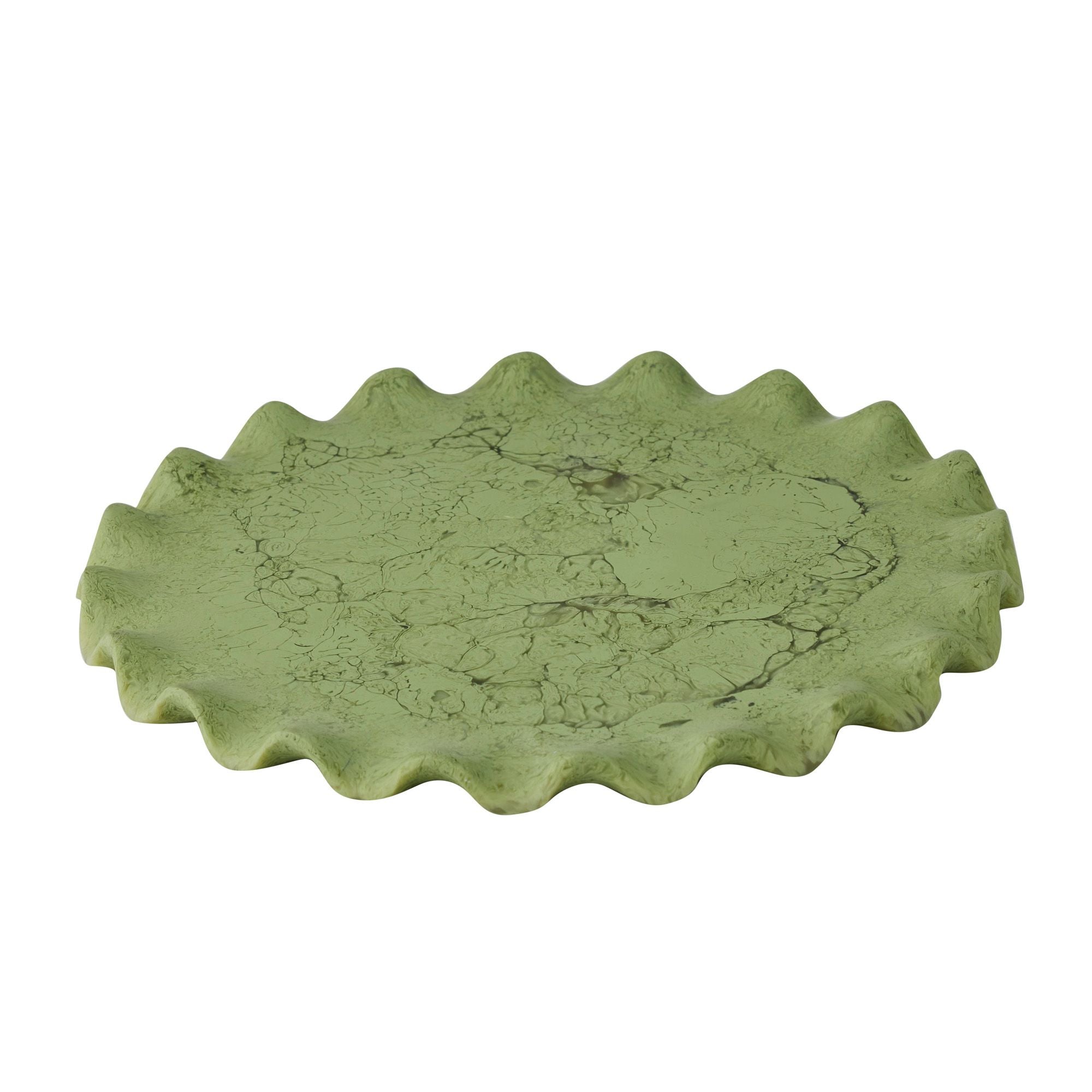 Assemble Ruby Resin Platter 23.5cm Pistachio