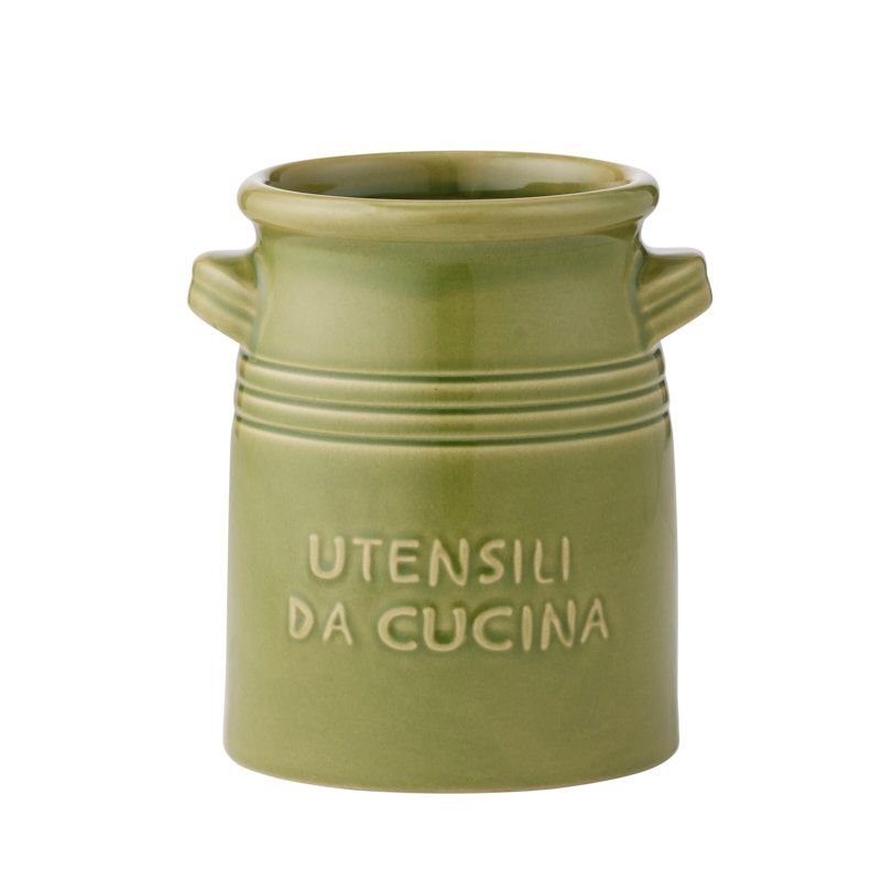 Assemble Utensili Ceramic Utensil Holder Oliv