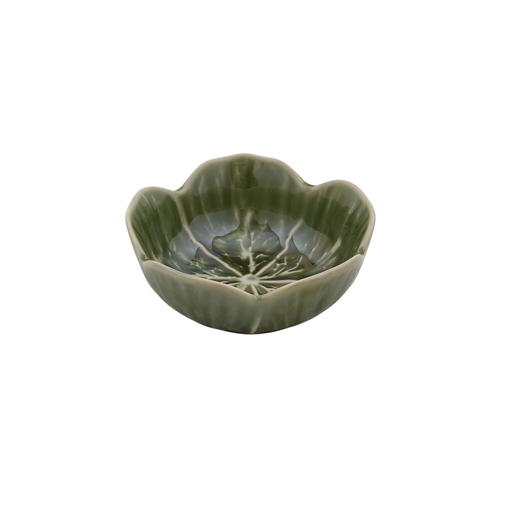 Assemble Cabbage Ceramic Bowl 8.5x3.5cm Green