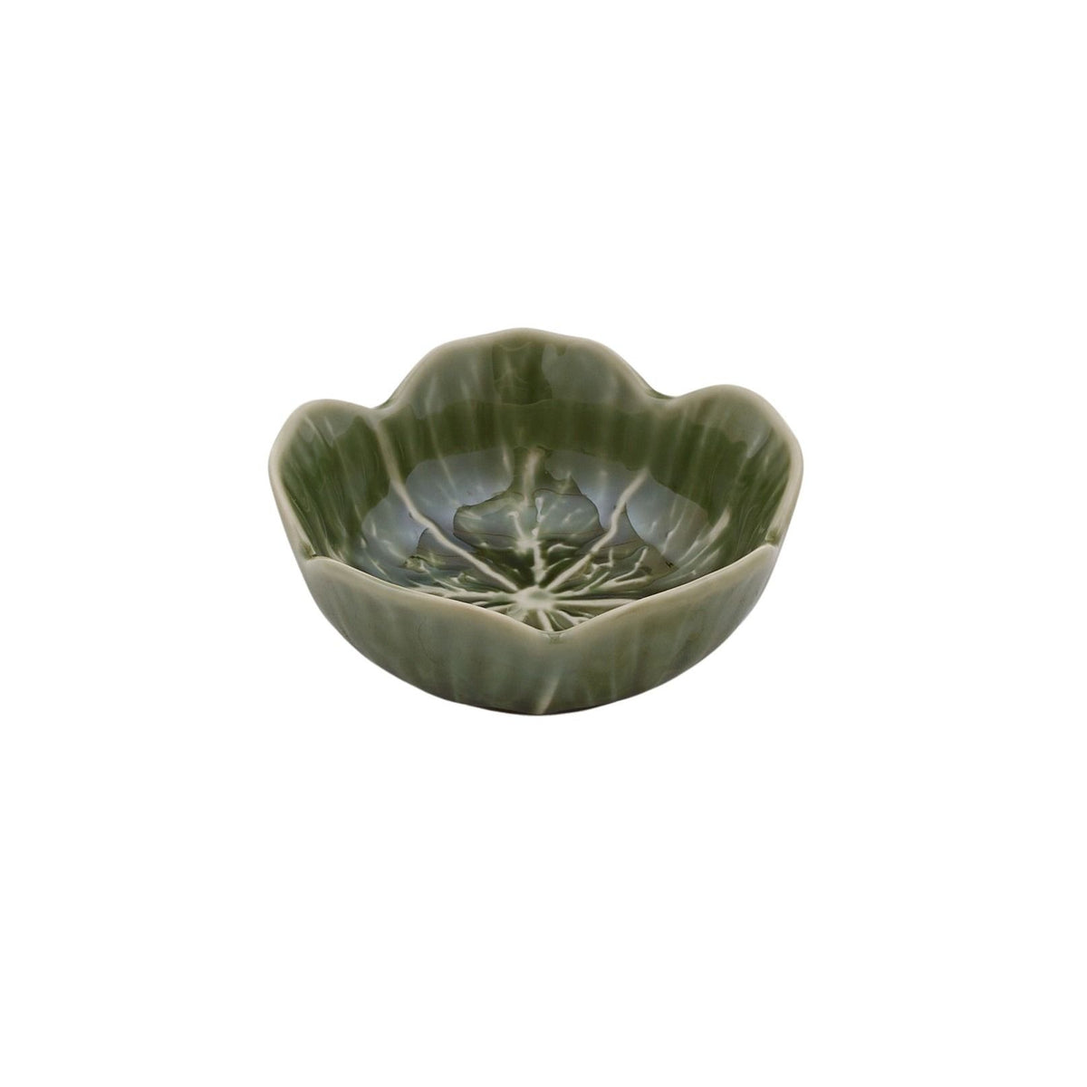 Assemble Cabbage Ceramic Bowl 8.5x3.5cm Green