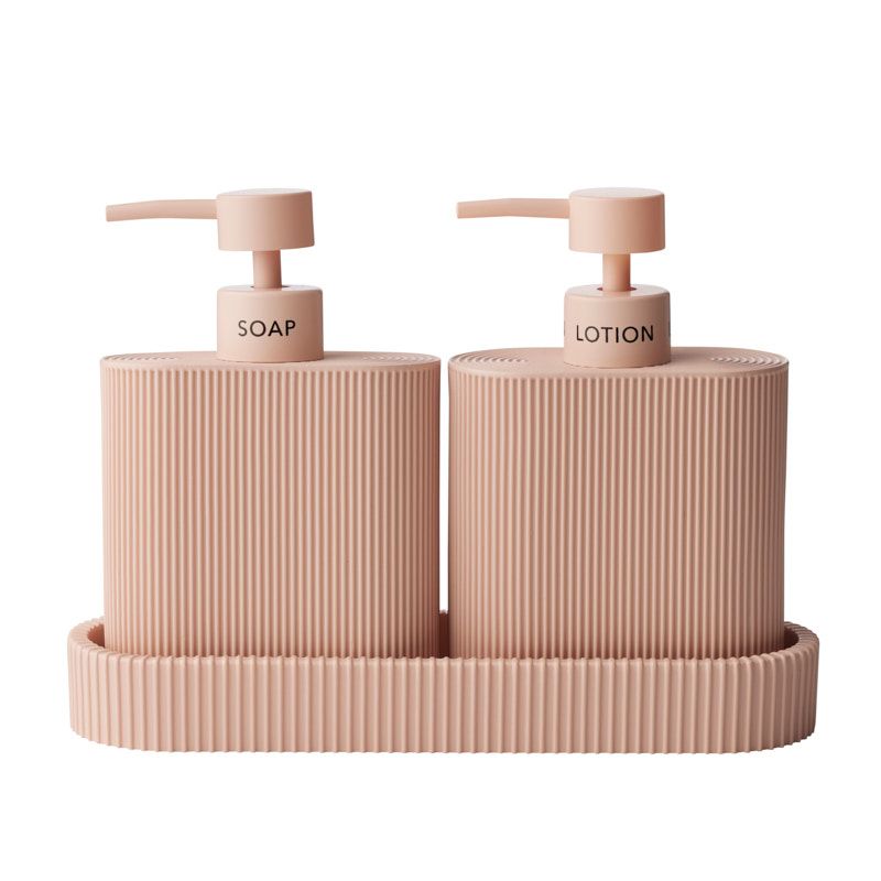 Elemental Sid Set of 2 Dispenser with Tray Rose