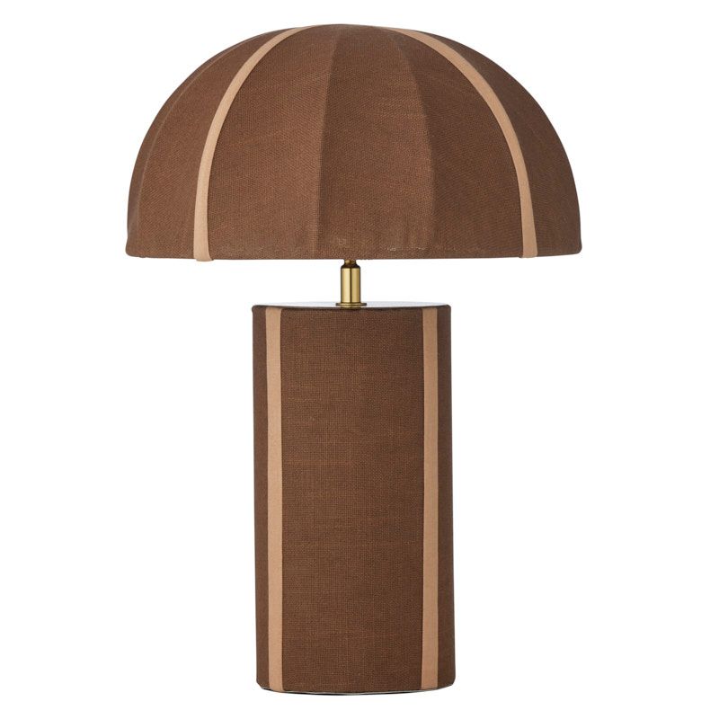 Coast To Coast Vermont Fabric Lamp Chocolate