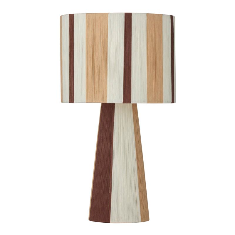Coast To Coast Depp Cotton Woven Table Lamp Natural