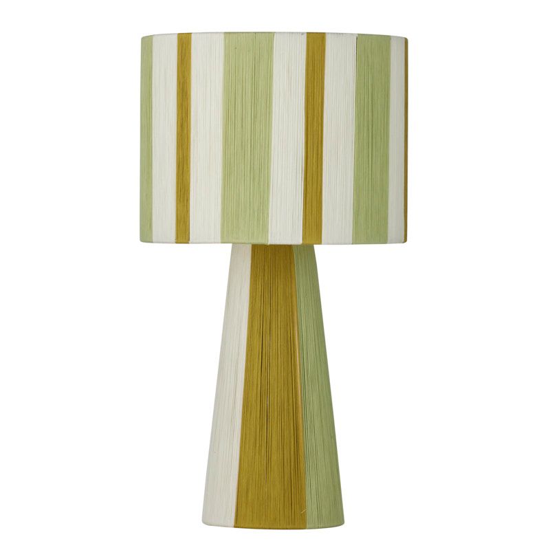 Coast To Coast Depp Cotton Woven Table Lamp Moss