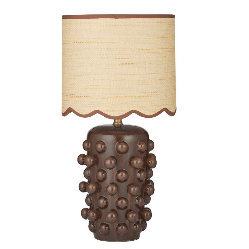 Coast To Coast Hopper Ceramic Table Lamp Cocoa