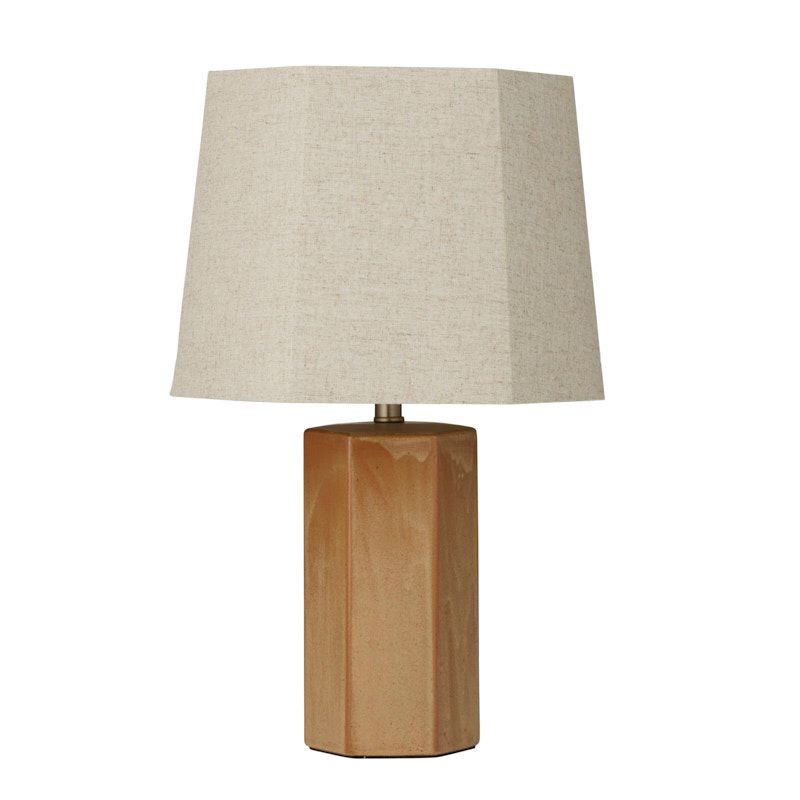 Coast To Coast Aud Ceramic Table Lamp Tan