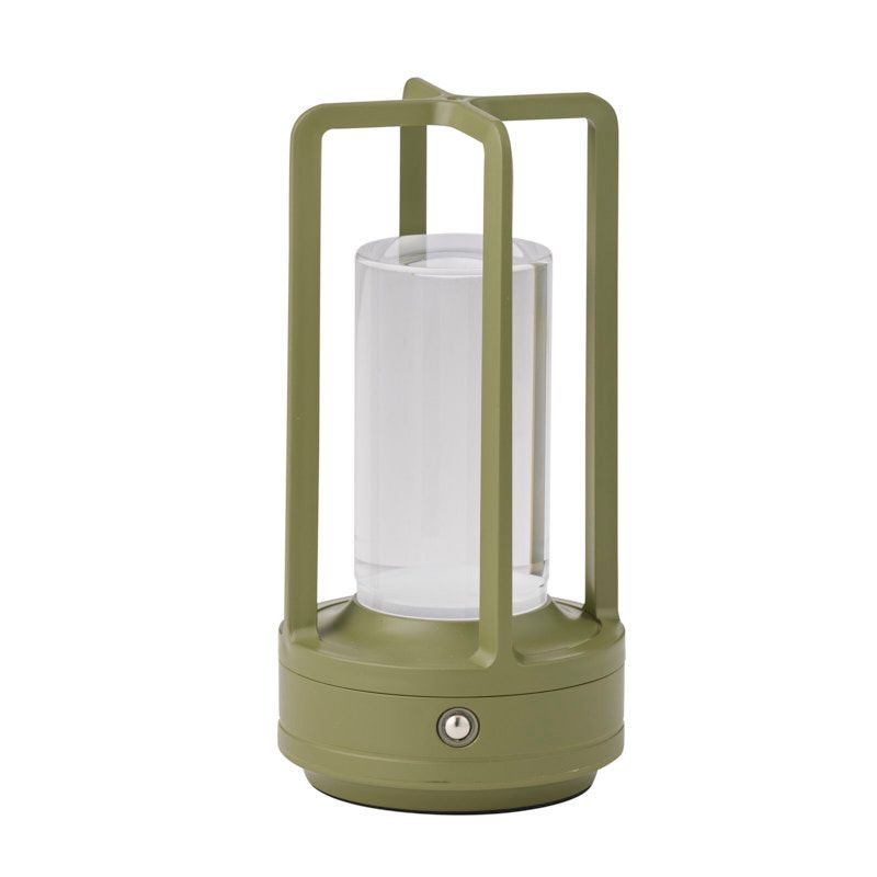 Coast To Coast Ibiza Metal/USB Touch Lantern Green