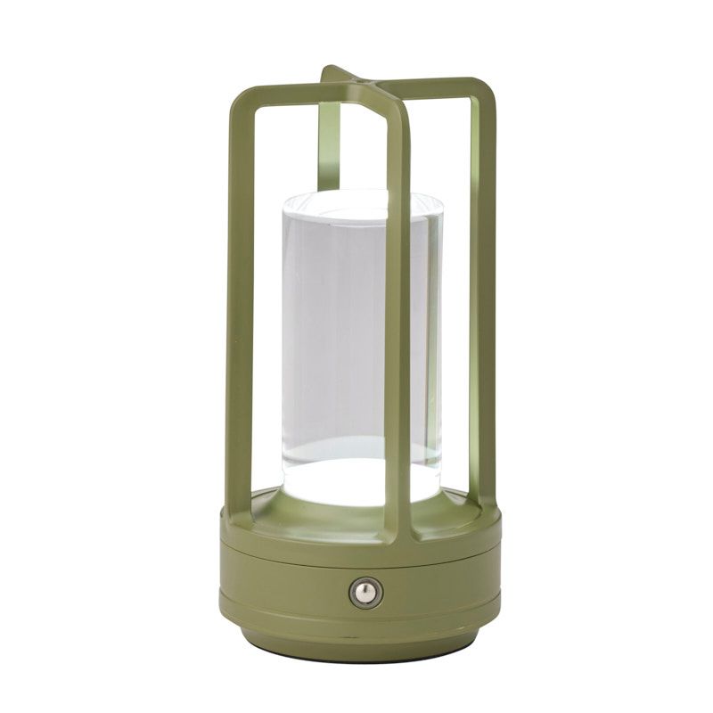 Coast To Coast Ibiza Metal/USB Touch Lantern Green