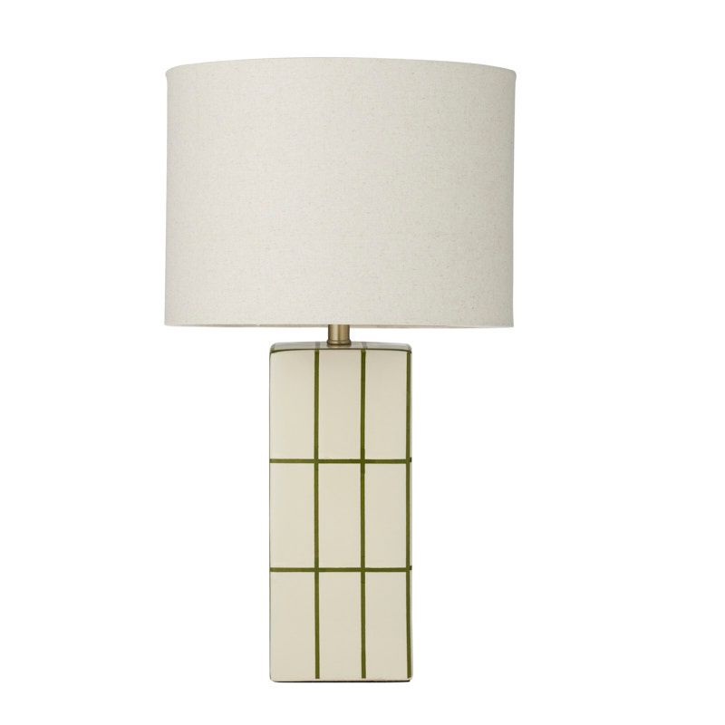 Coast To Coast Boyd Ceramic Table Lamp Iv/Green
