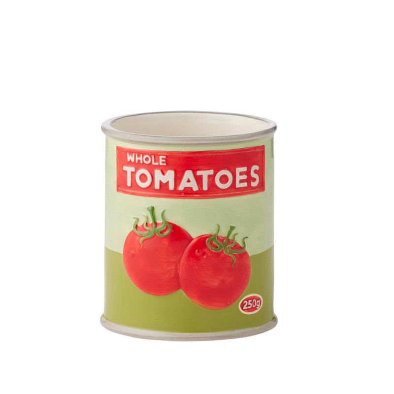 Assemble Prodotto Ceramic Pot 11.5x13cm Green/Red